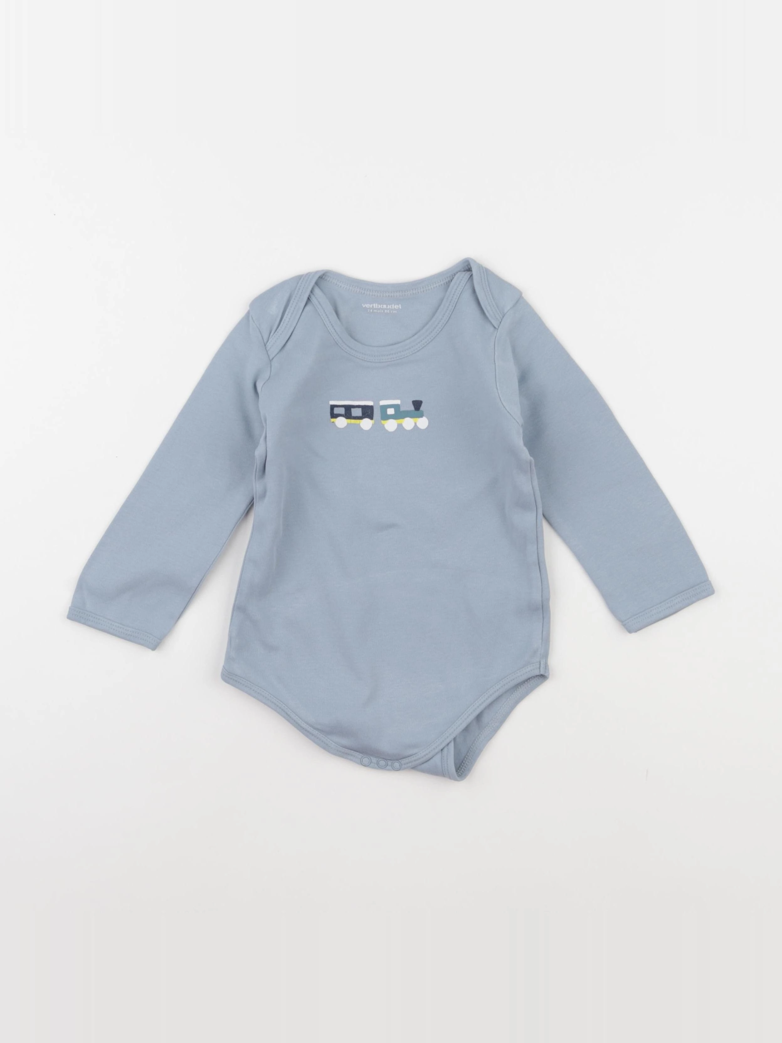 Vertbaudet - body bleu - 24 mois