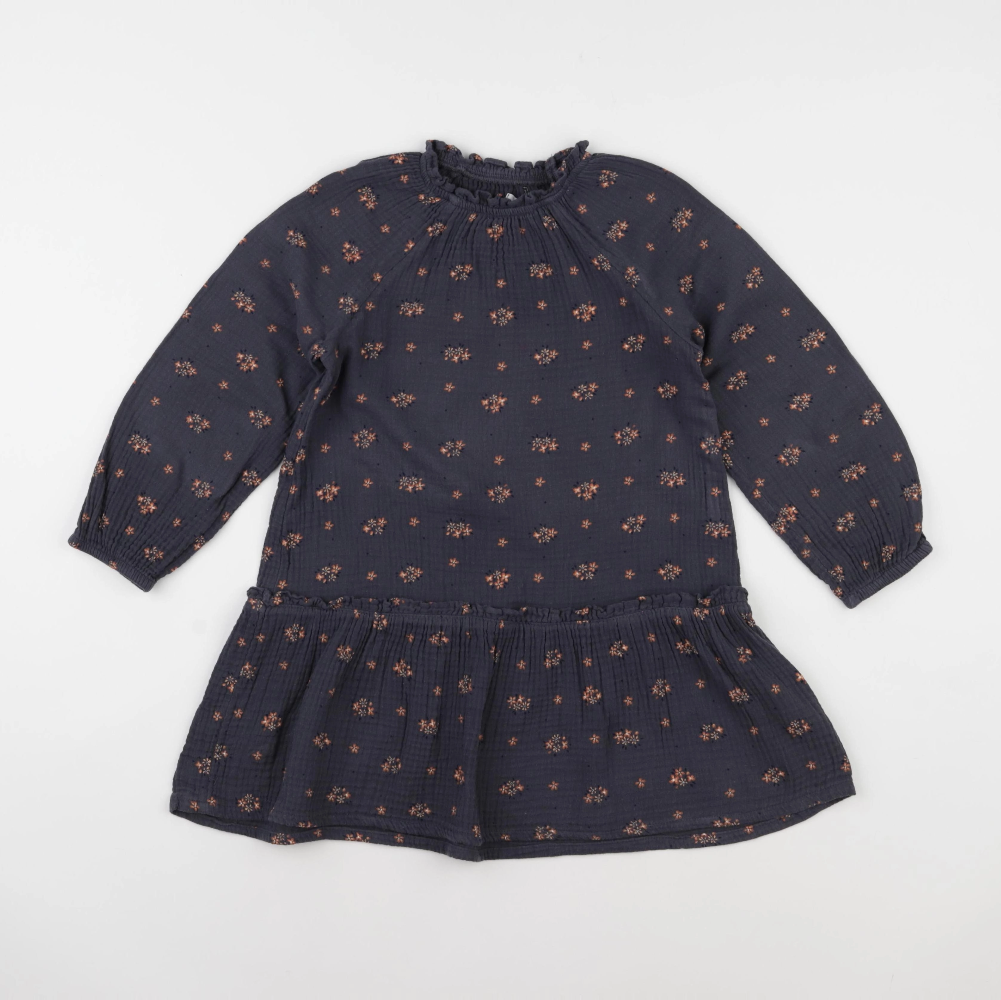 Vertbaudet - robe gris - 6 ans