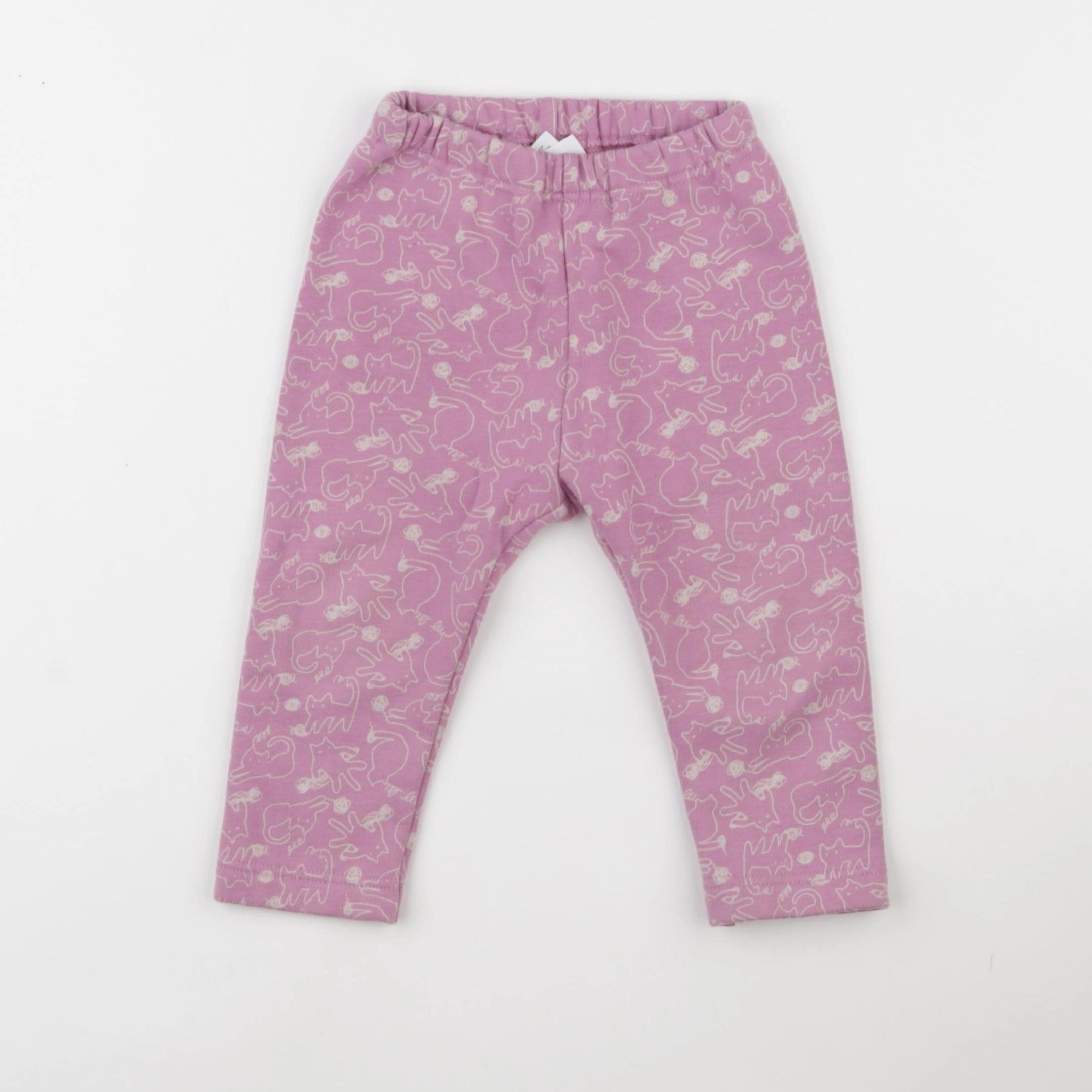 Uniqlo - legging violet - 18/24 mois