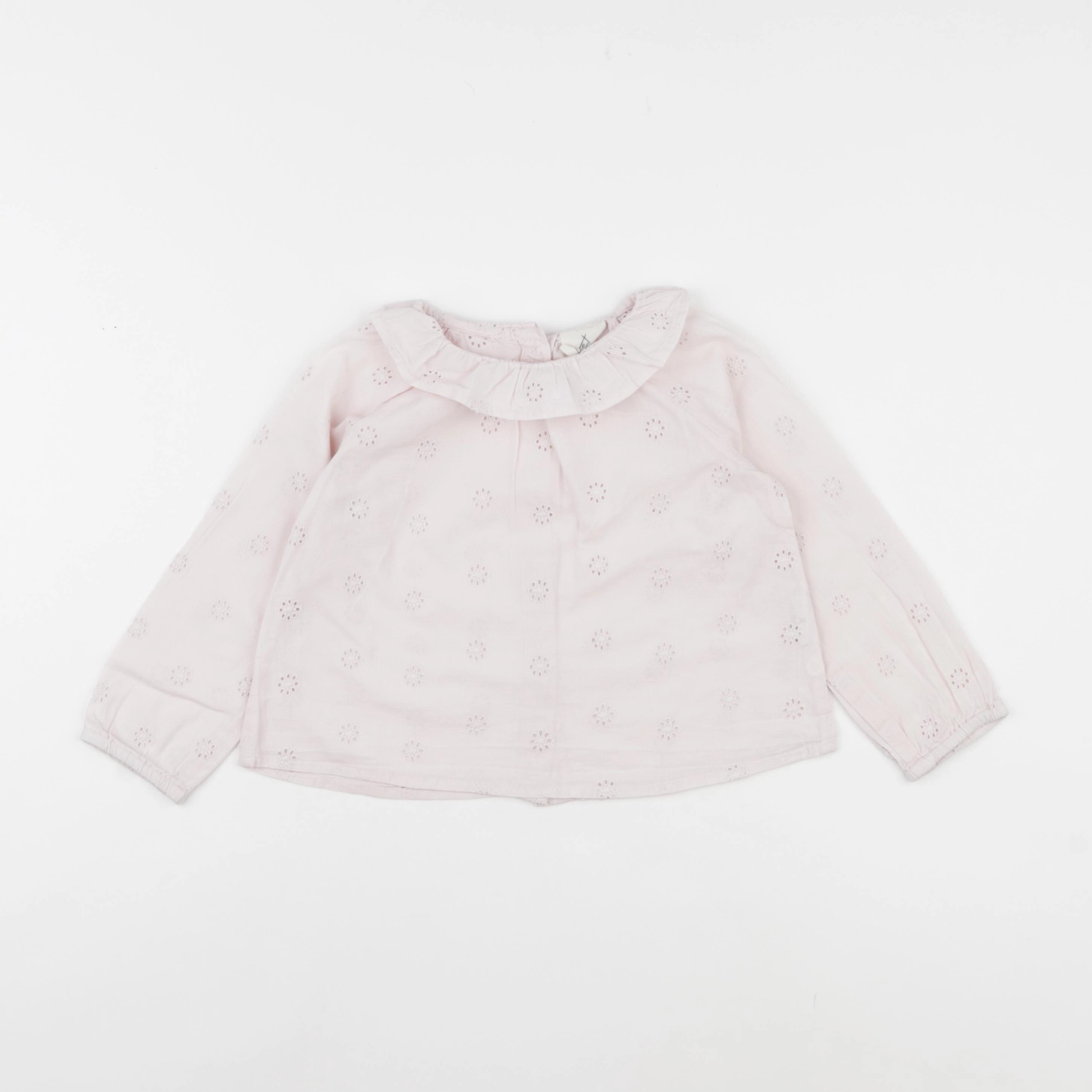 Lililotte - blouse rose - 36 mois