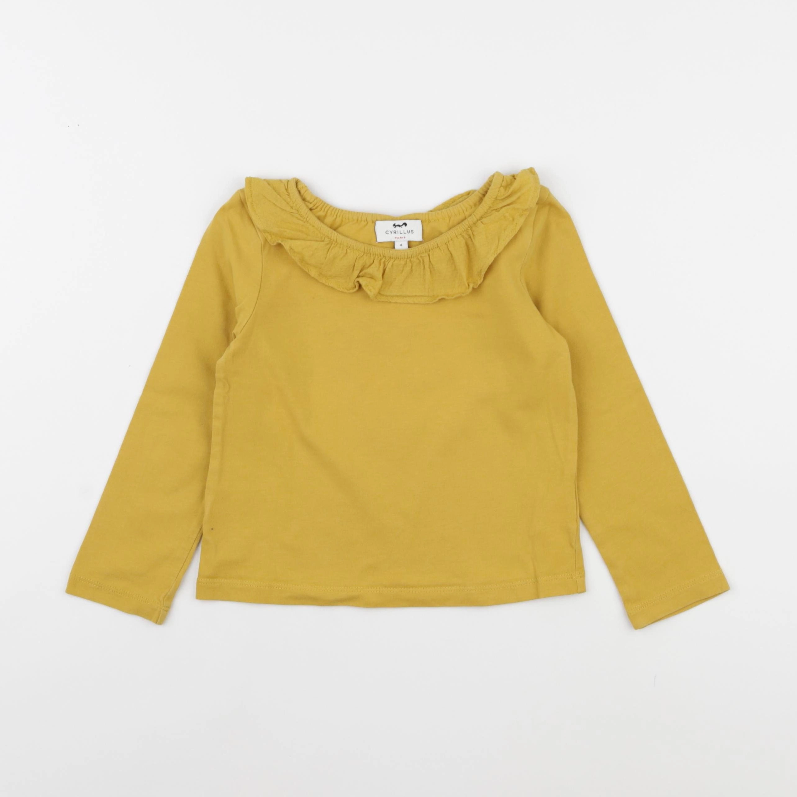 Cyrillus - tee-shirt jaune - 4 ans