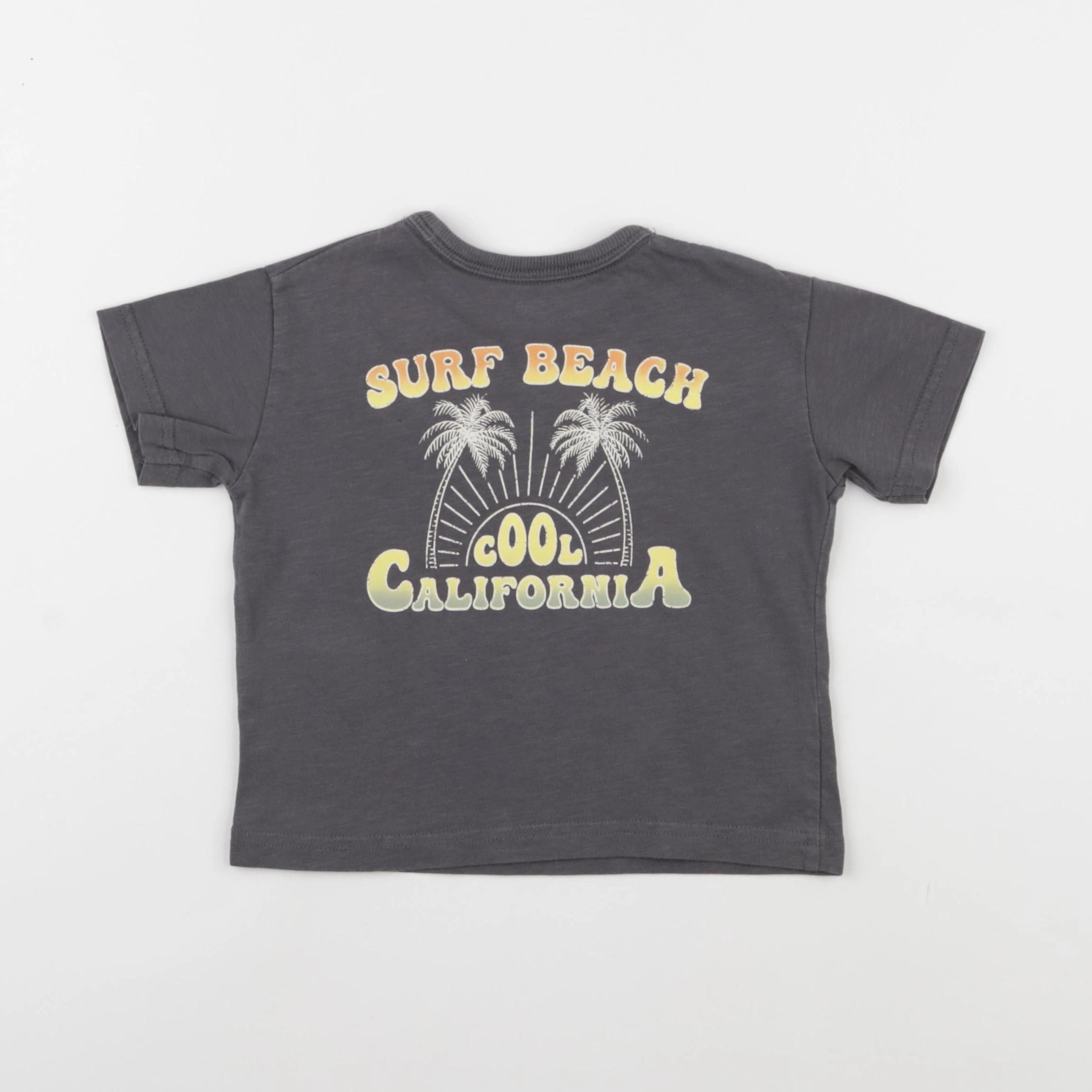 Vertbaudet - tee-shirt gris - 2 ans