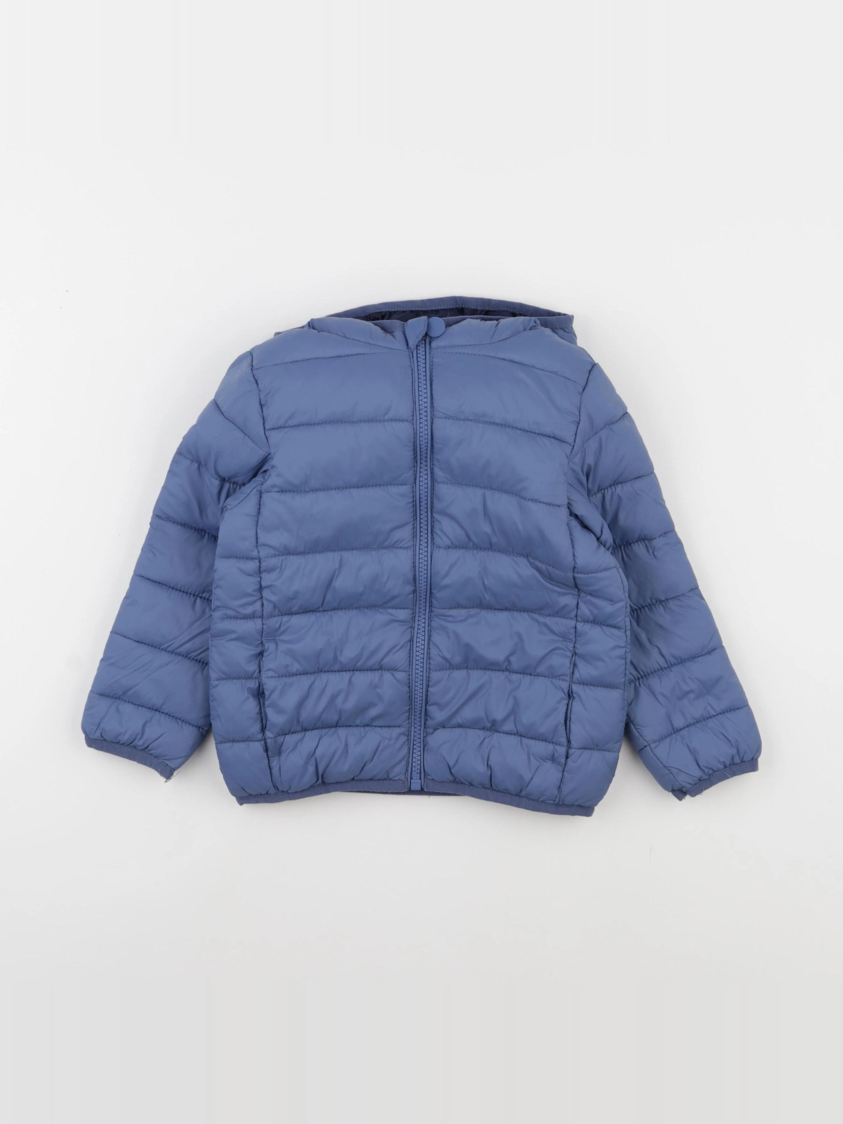 Vertbaudet - doudoune réversible bleu - 3 ans