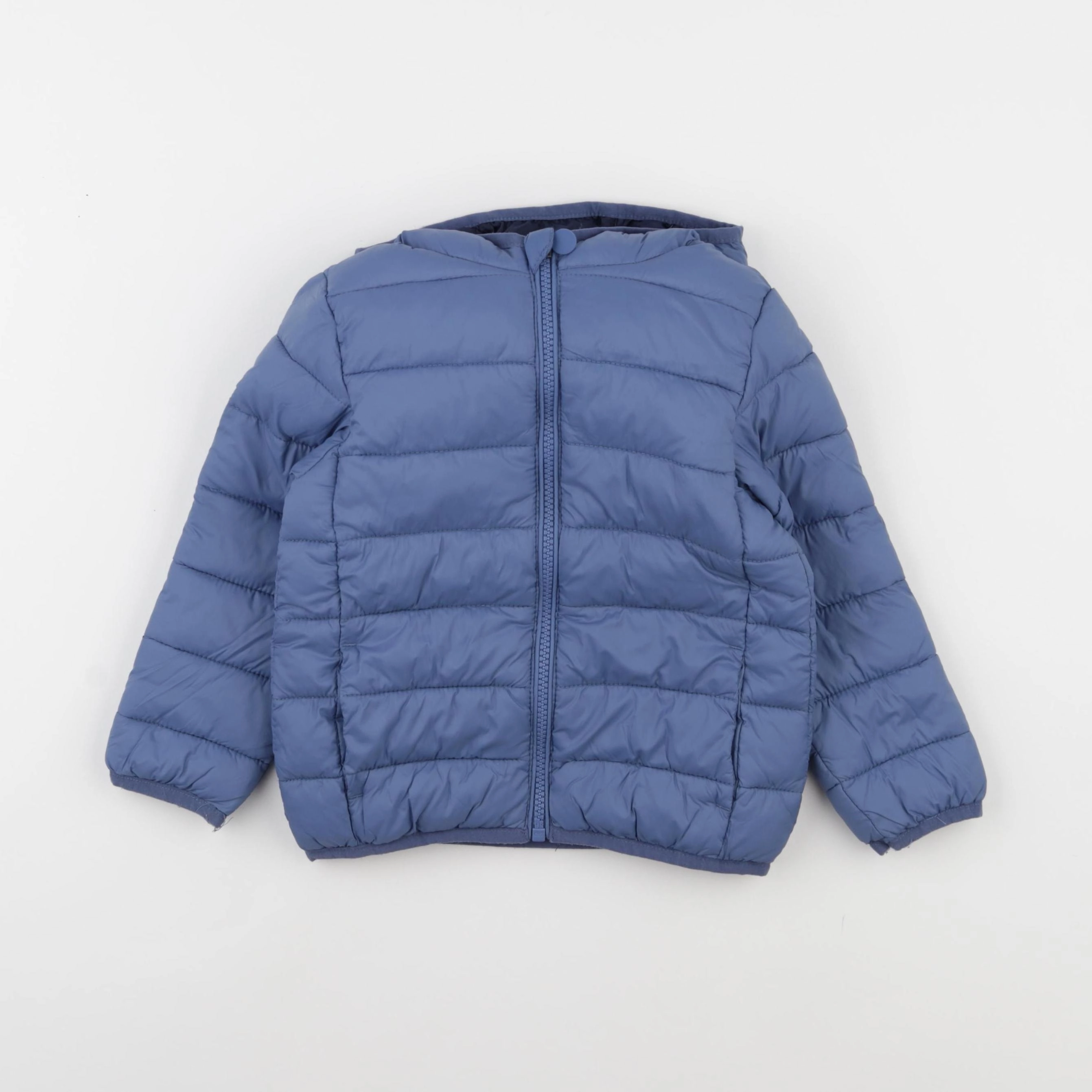 Vertbaudet - doudoune réversible bleu - 3 ans