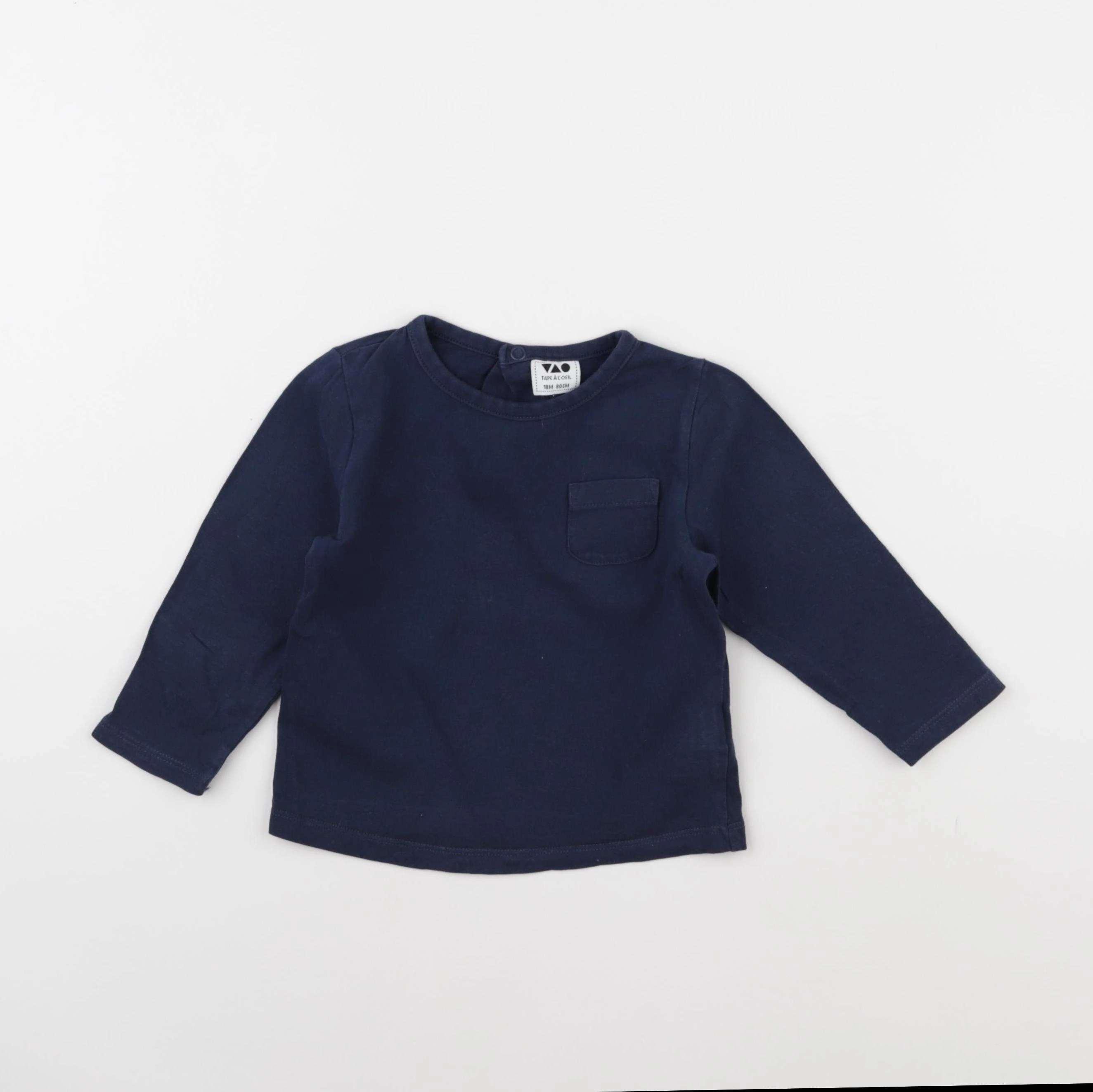 Tape à l'oeil - tee-shirt bleu - 18 mois