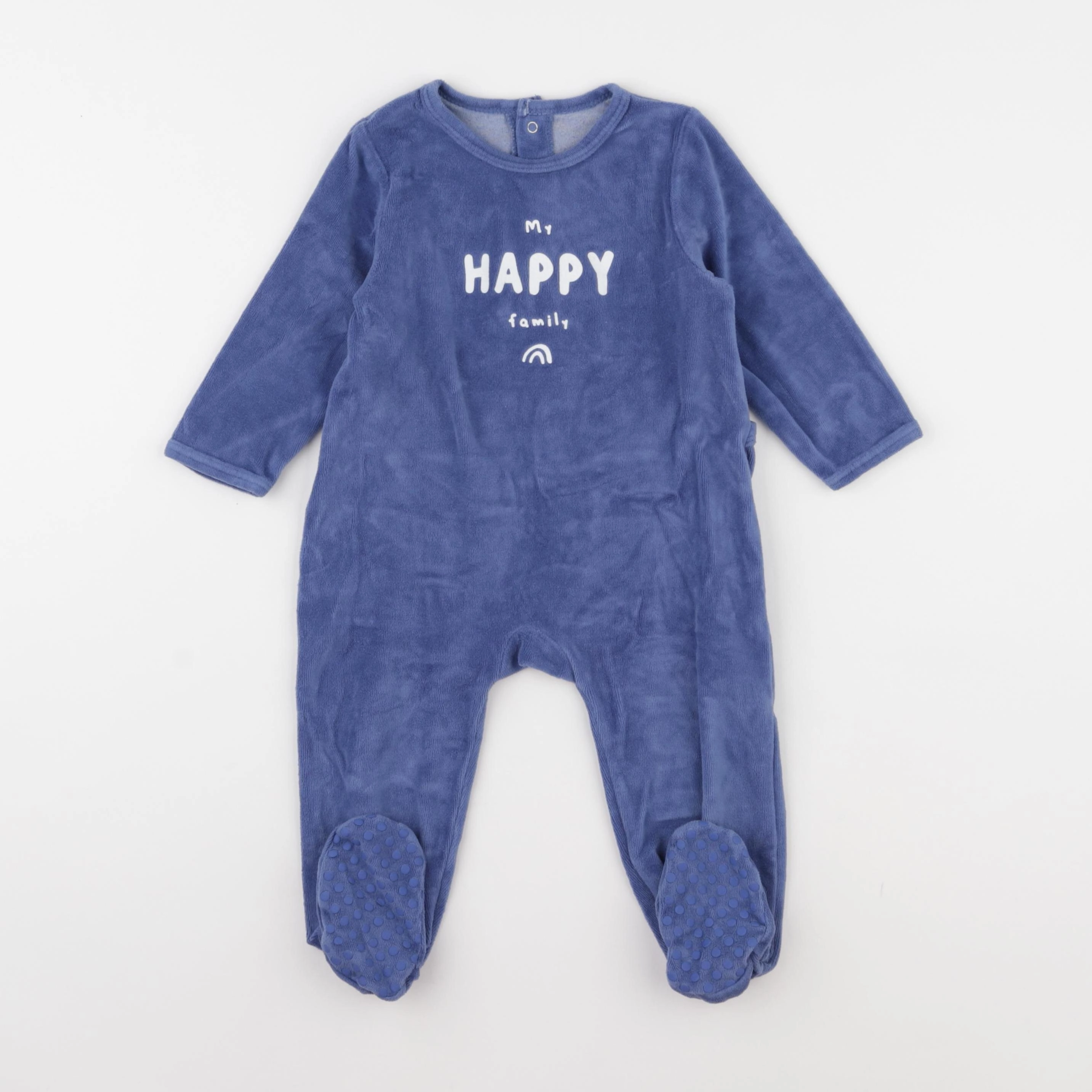 La Redoute - pyjama velours bleu - 18 mois