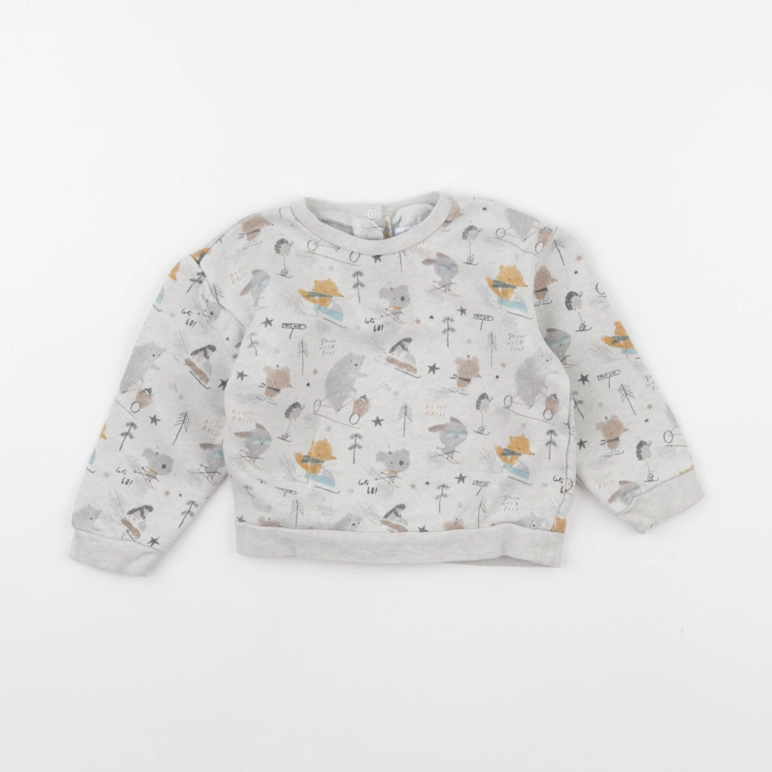 Vertbaudet - sweat gris - 2 ans