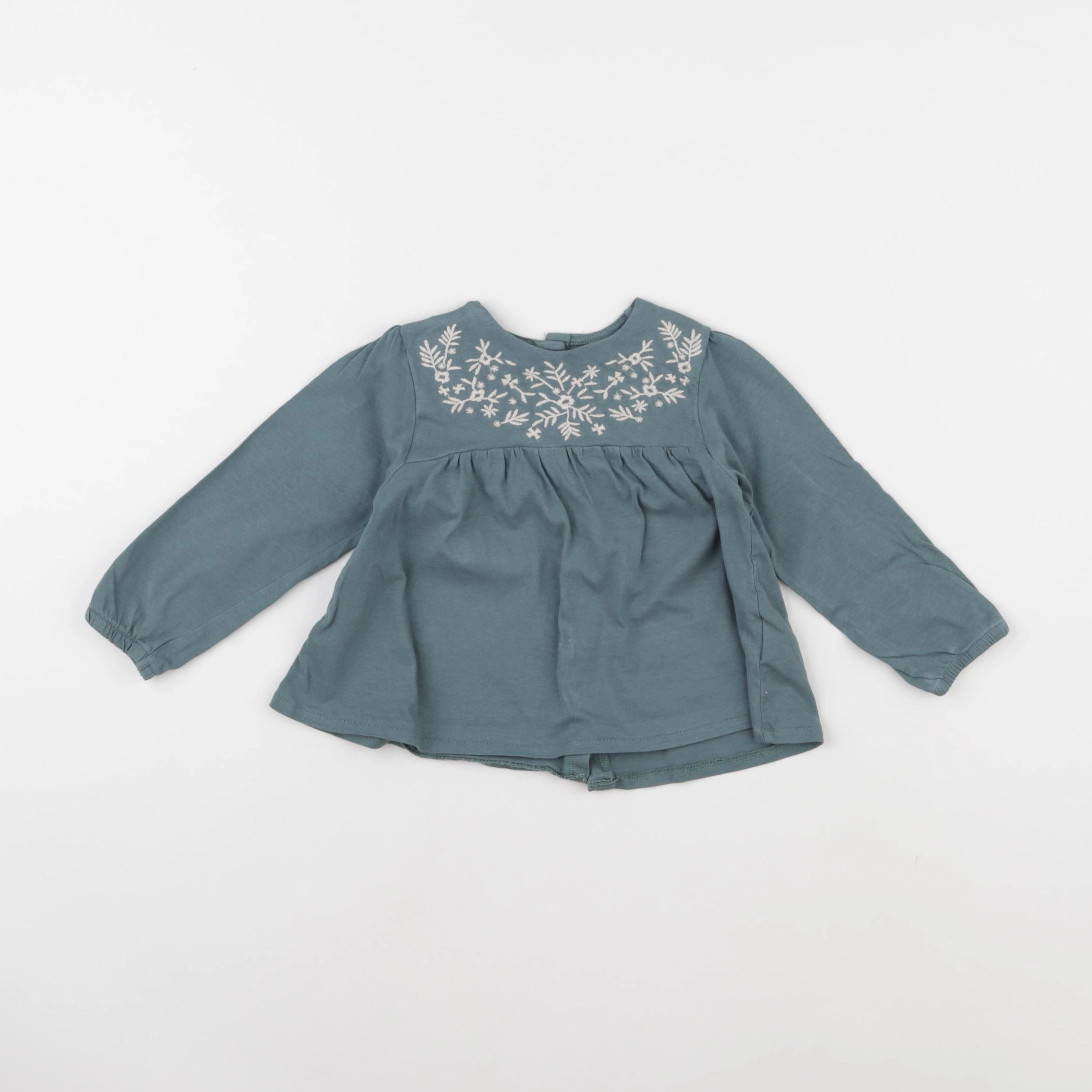 Vertbaudet - tee-shirt bleu - 18 mois