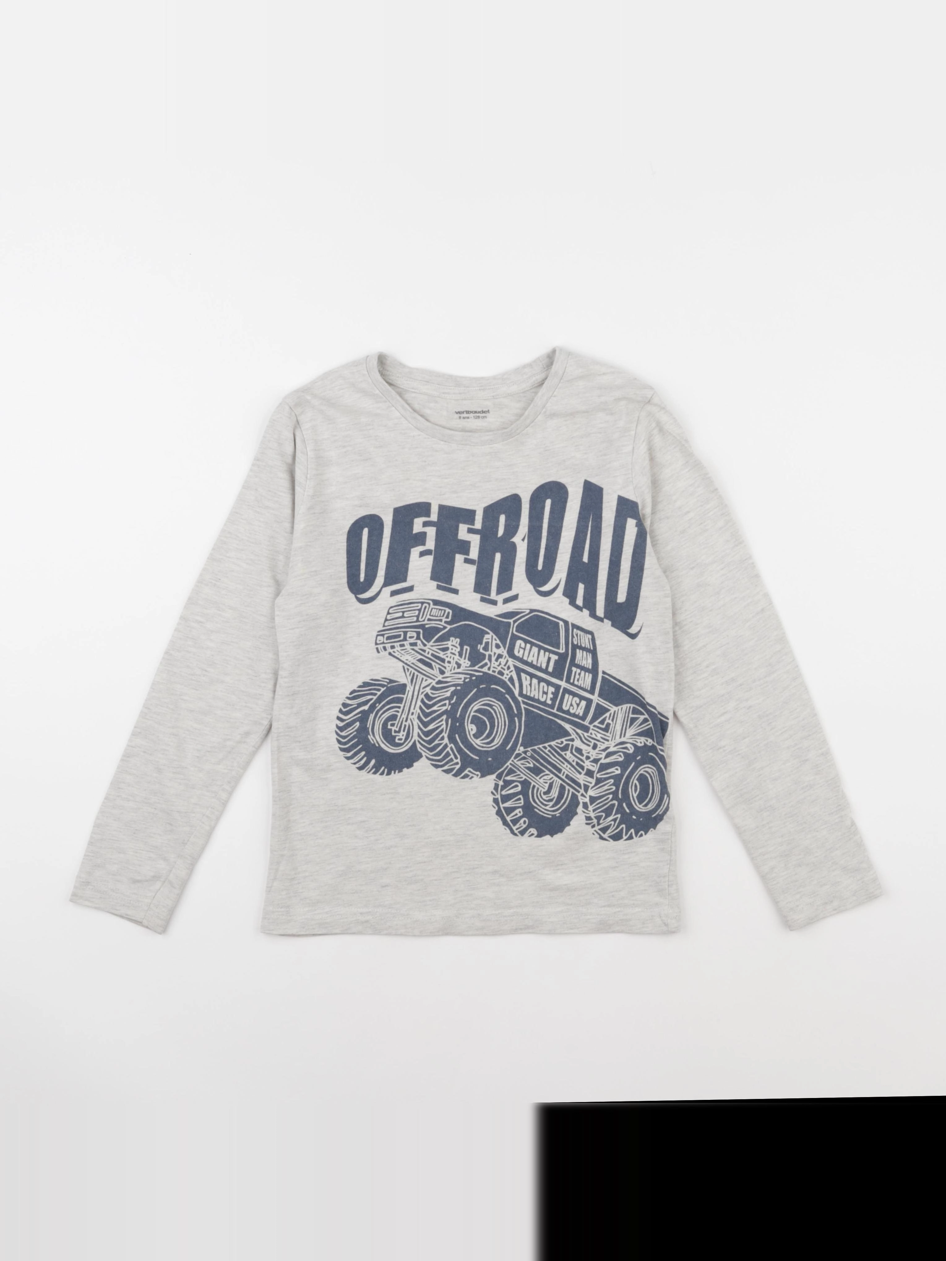 Vertbaudet - tee-shirt gris - 8 ans