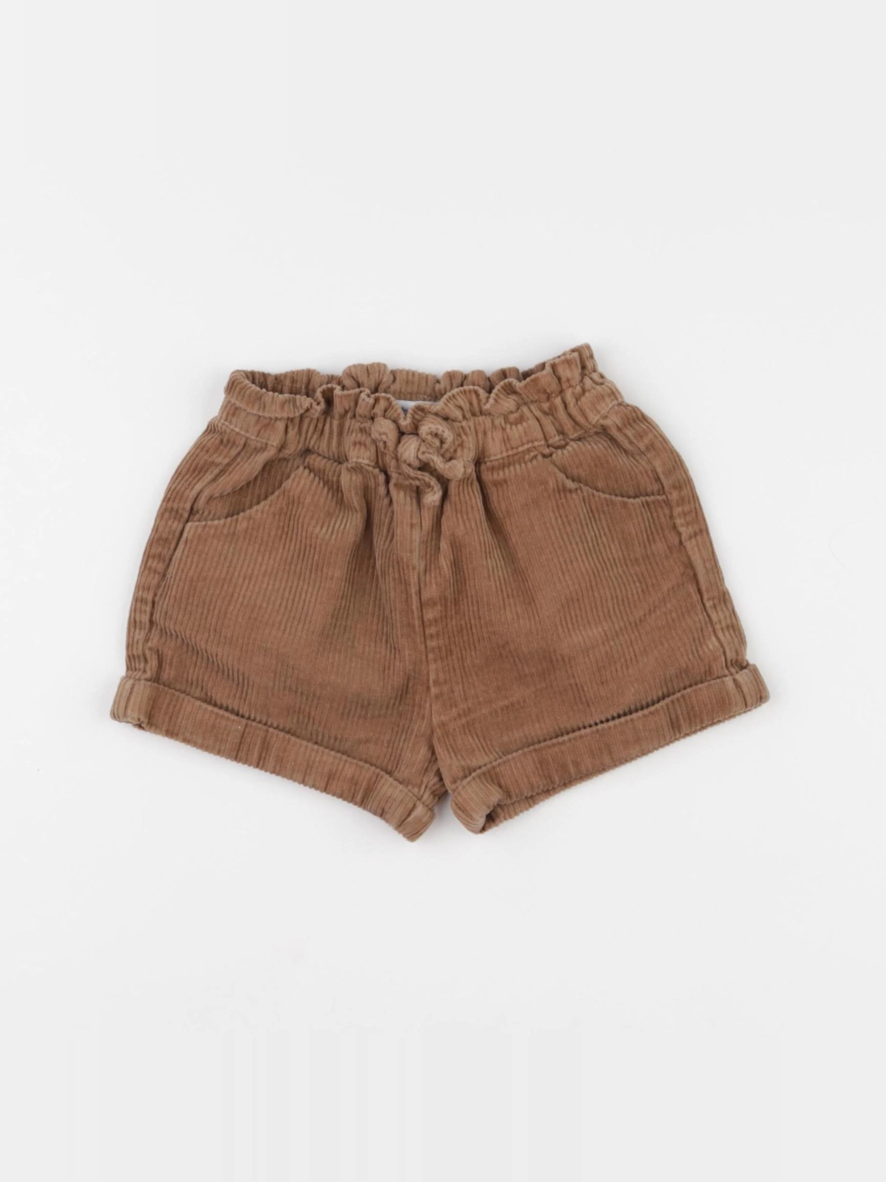Vertbaudet - short marron - 18 mois
