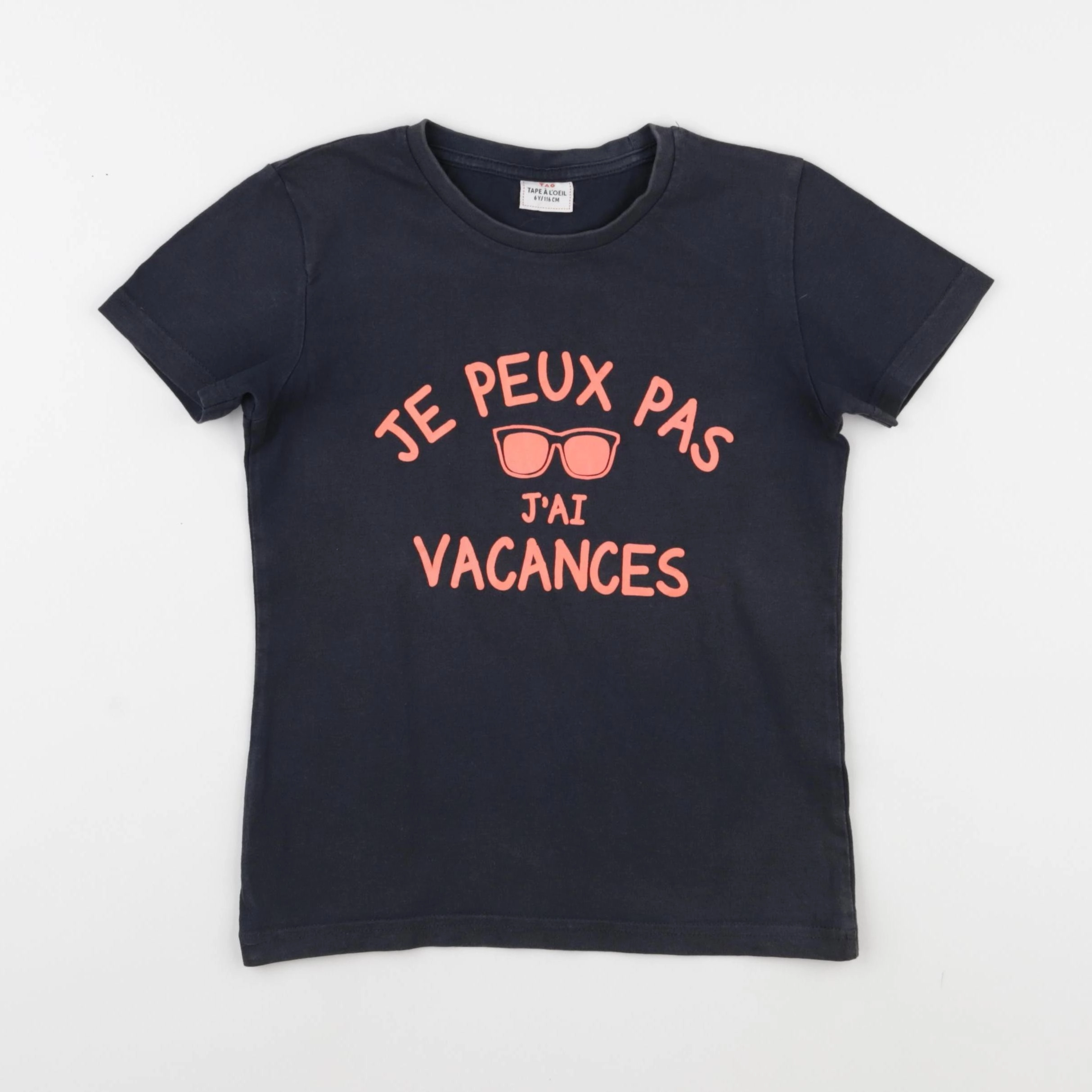 Tape à l'oeil - tee-shirt noir - 6 ans