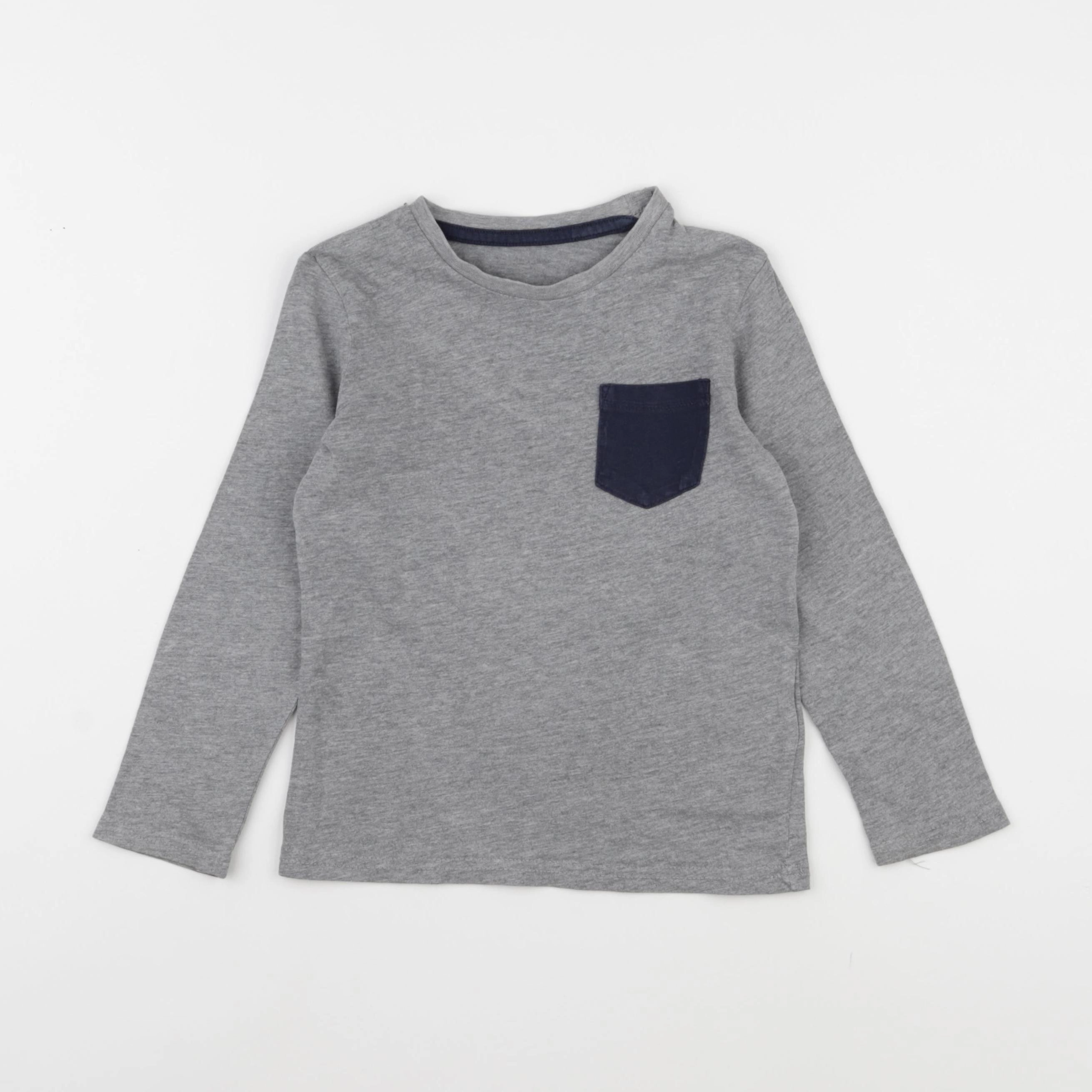 Vertbaudet - tee-shirt gris - 5 ans