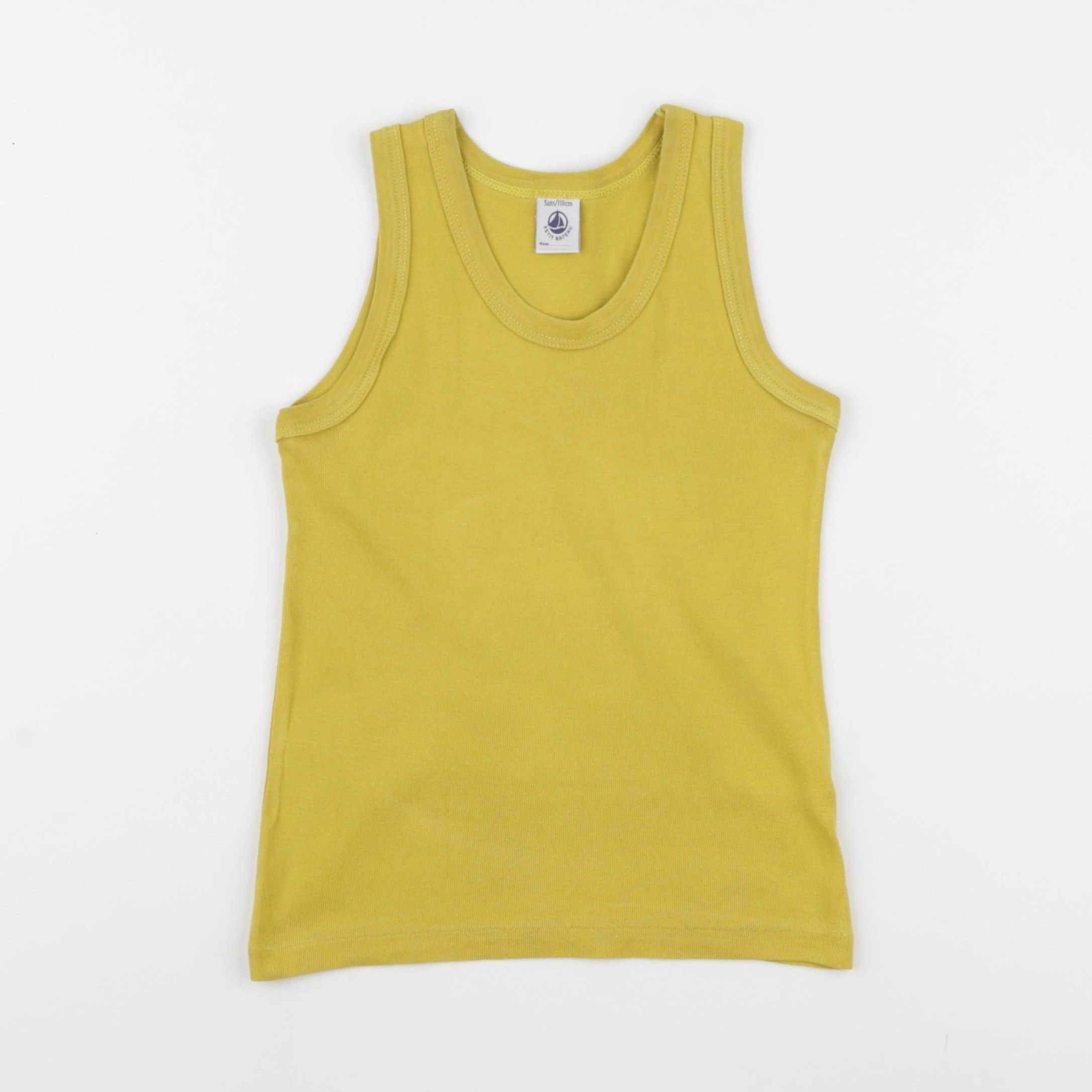 Petit Bateau - maillot de corps jaune - 5 ans
