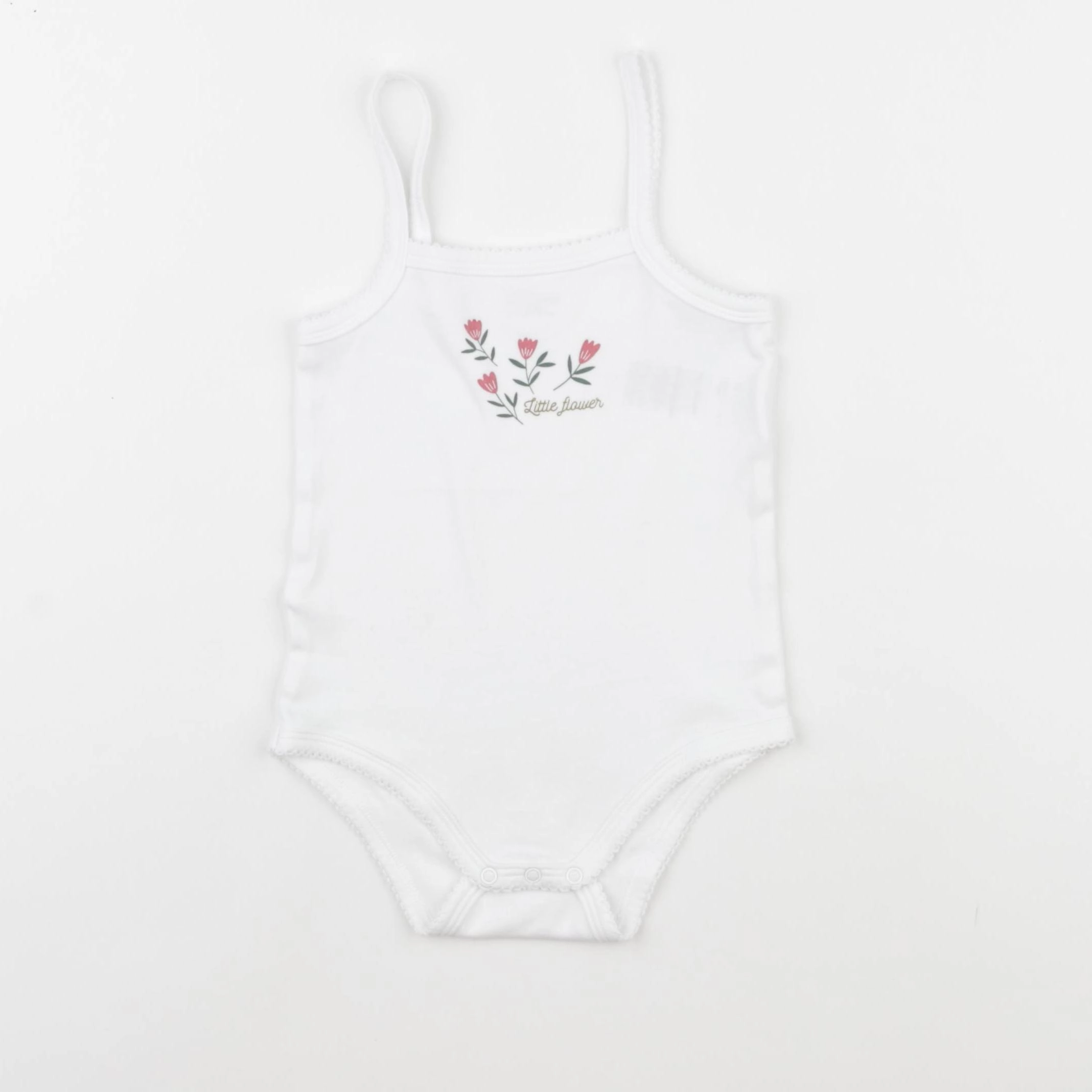Vertbaudet - body blanc - 24 mois