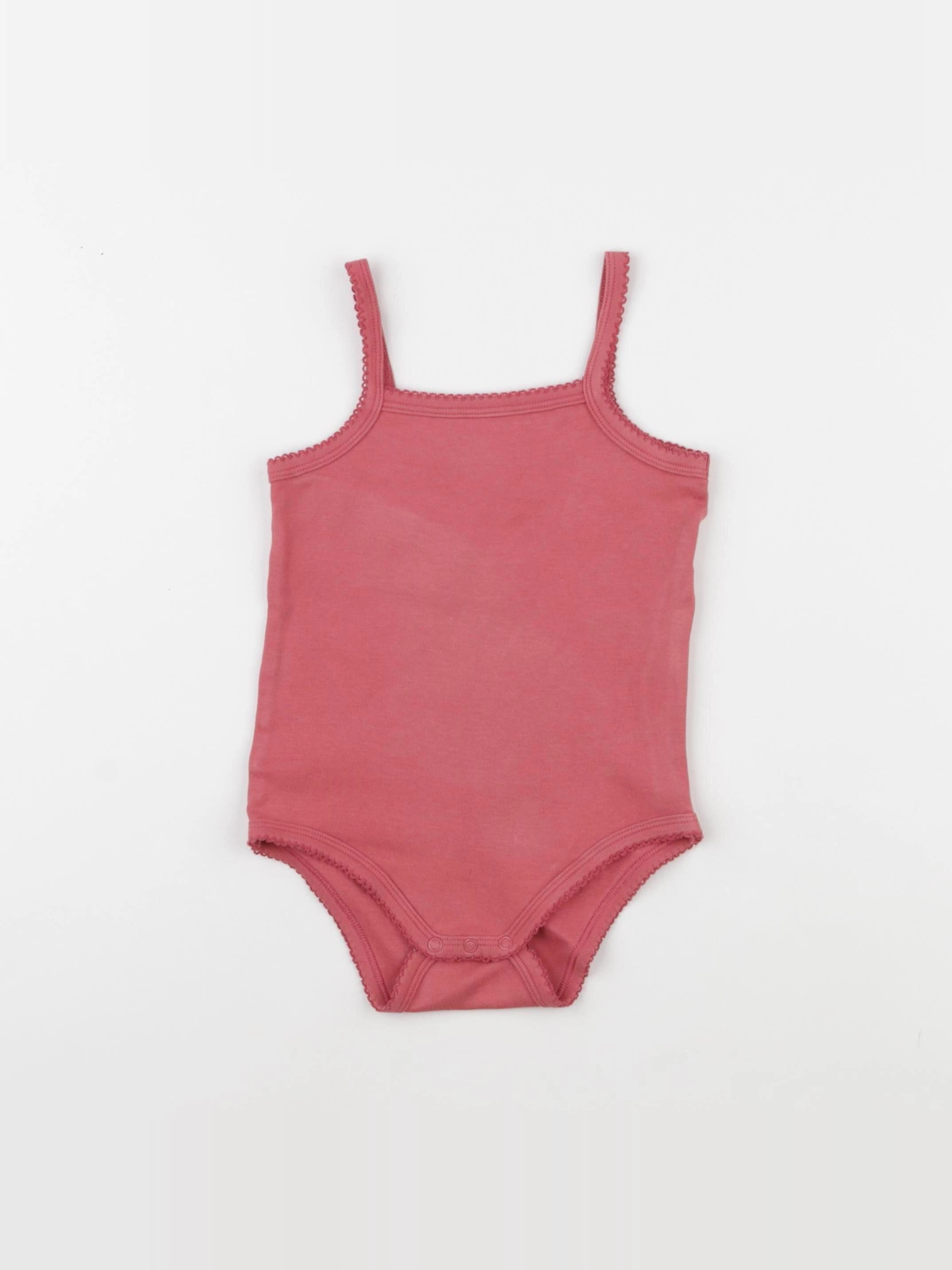 Vertbaudet - body rose - 24 mois