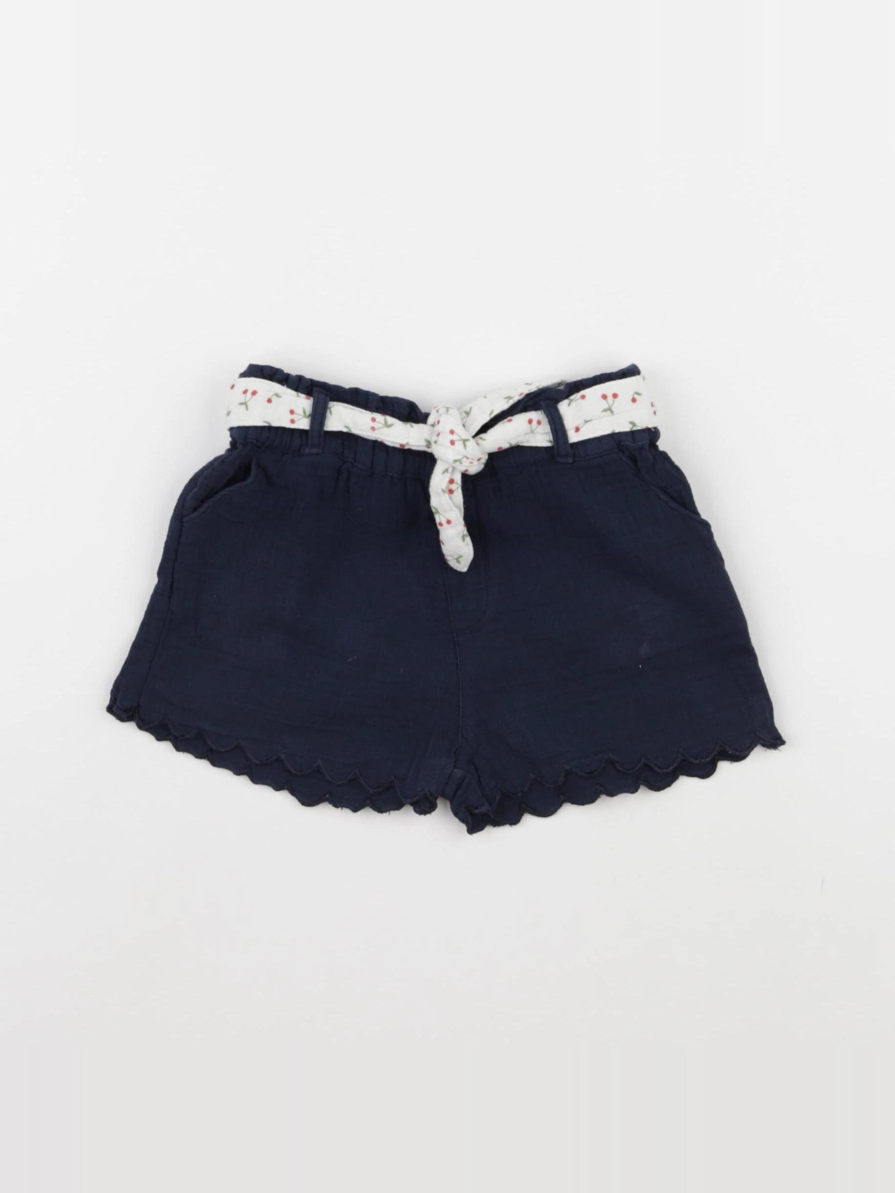 Vertbaudet - short bleu - 18 mois