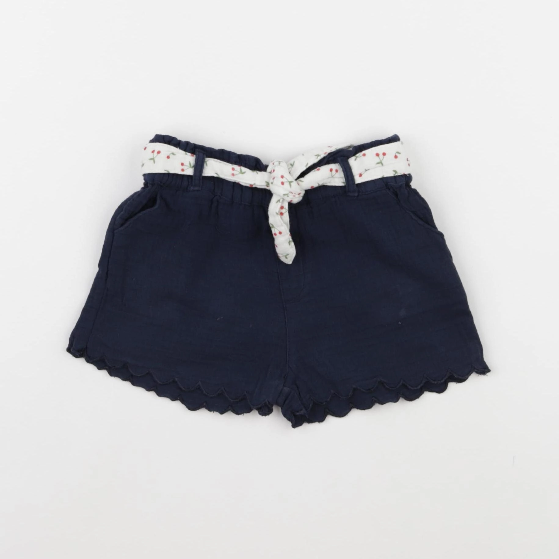 Vertbaudet - short bleu - 18 mois