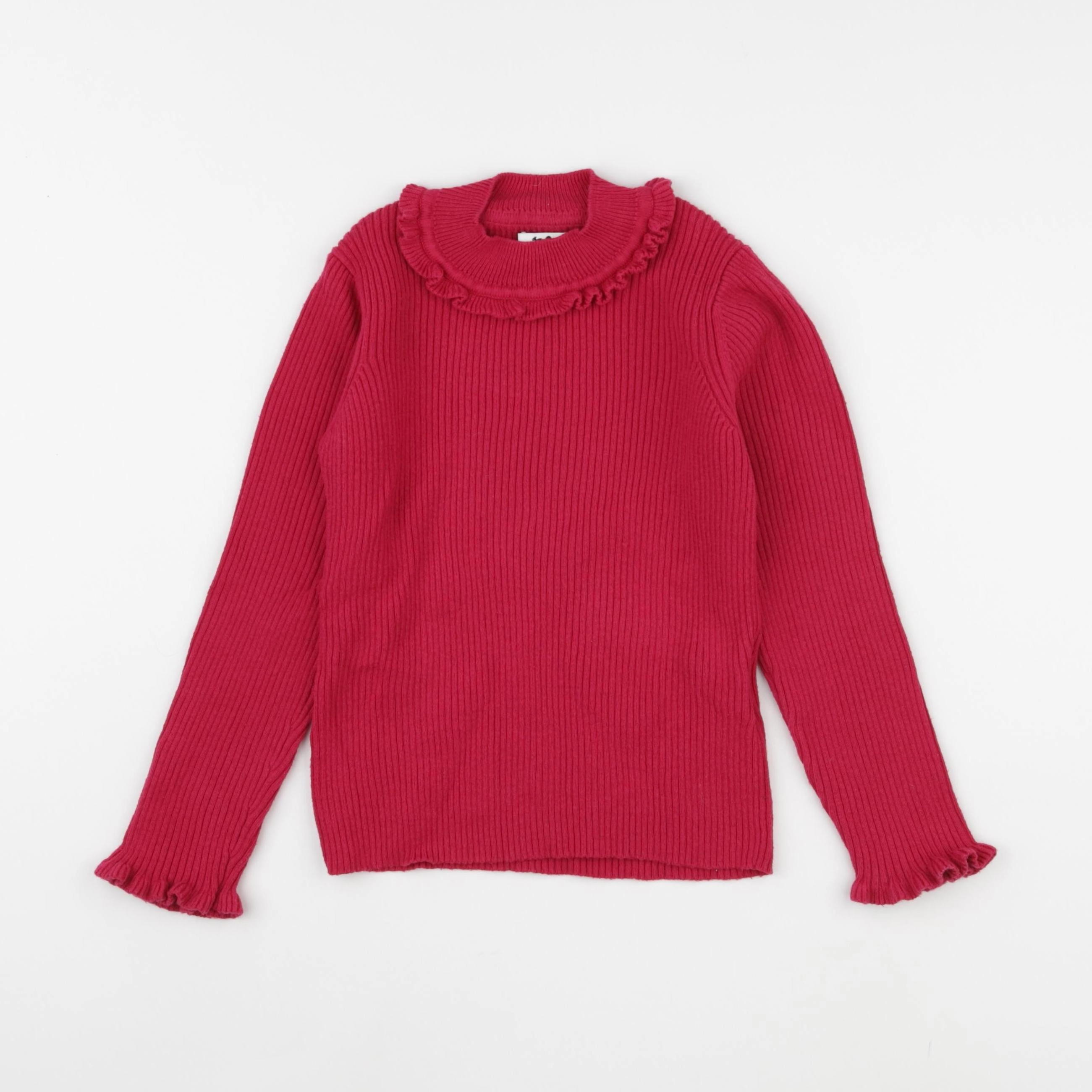 Cyrillus - pull rose - 8 ans