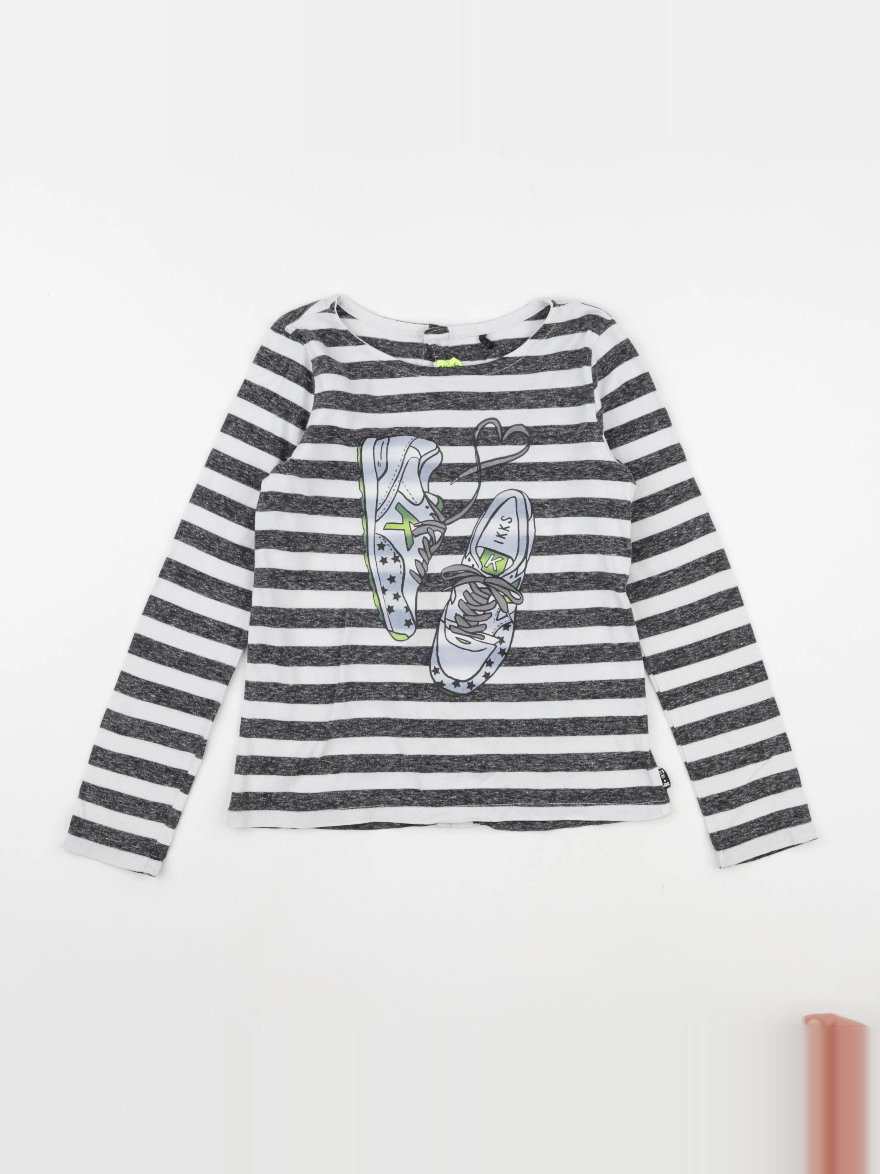 IKKS - tee-shirt gris - 8 ans