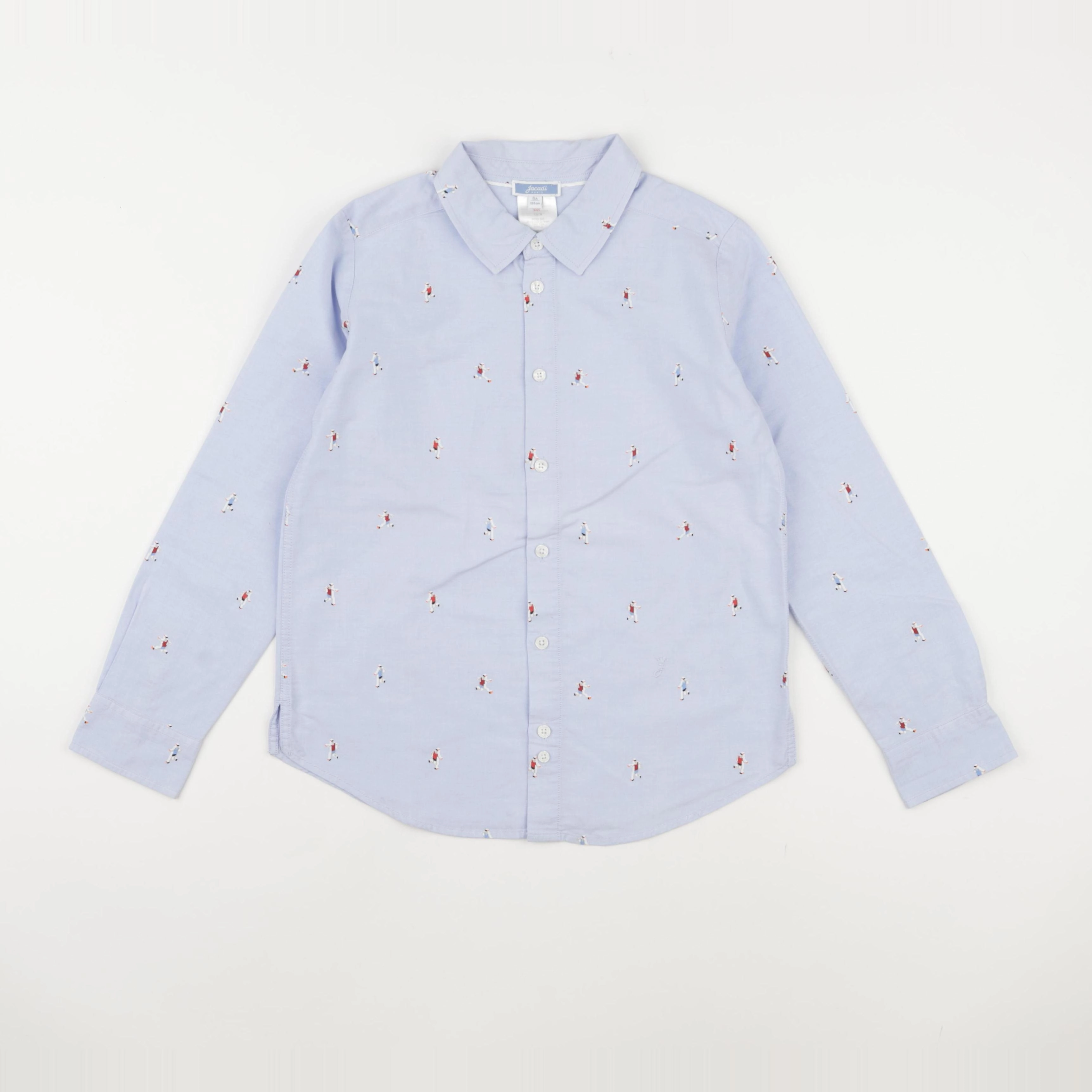 Jacadi - chemise bleu - 8 ans