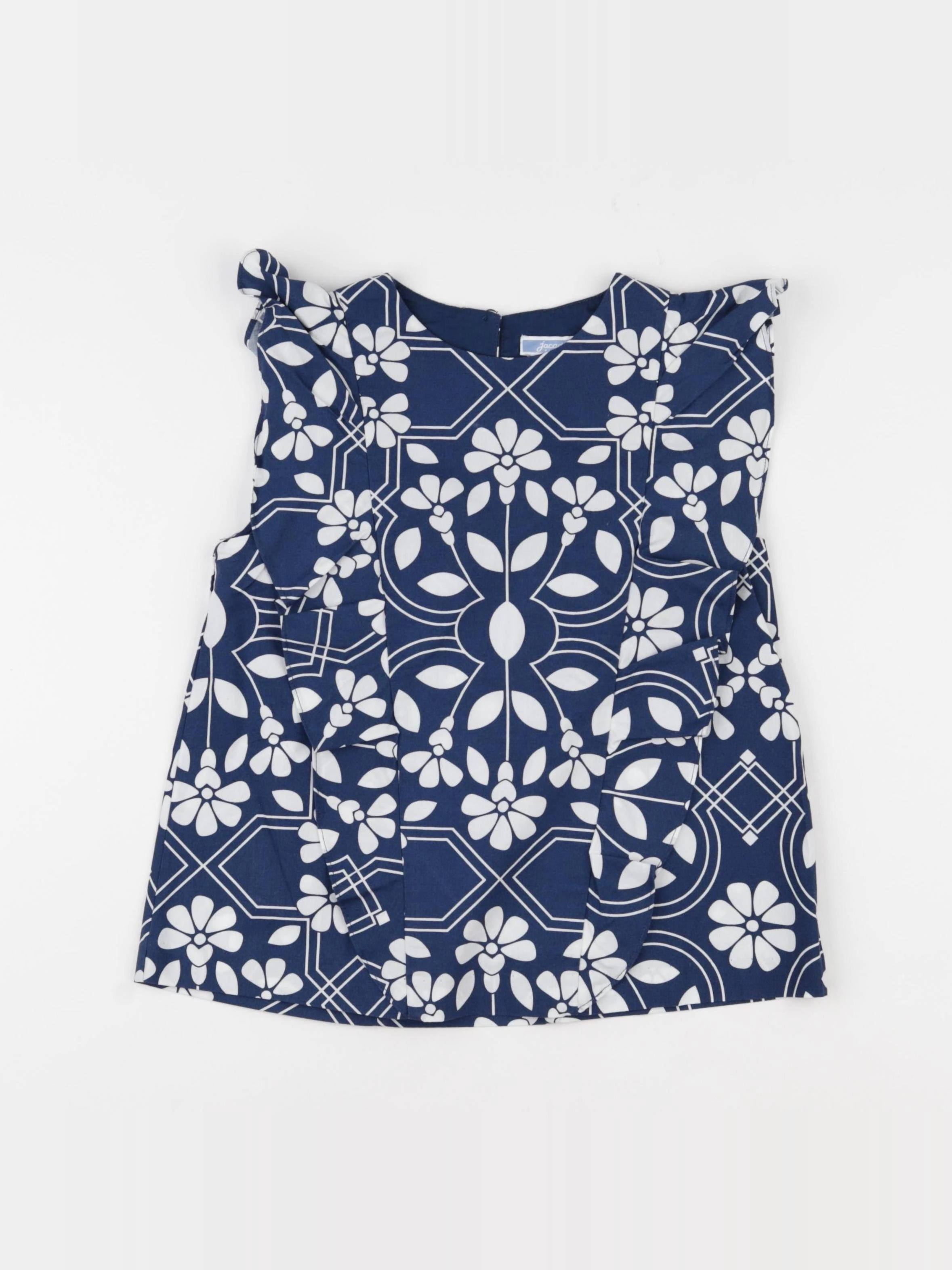 Jacadi - blouse bleu - 8 ans