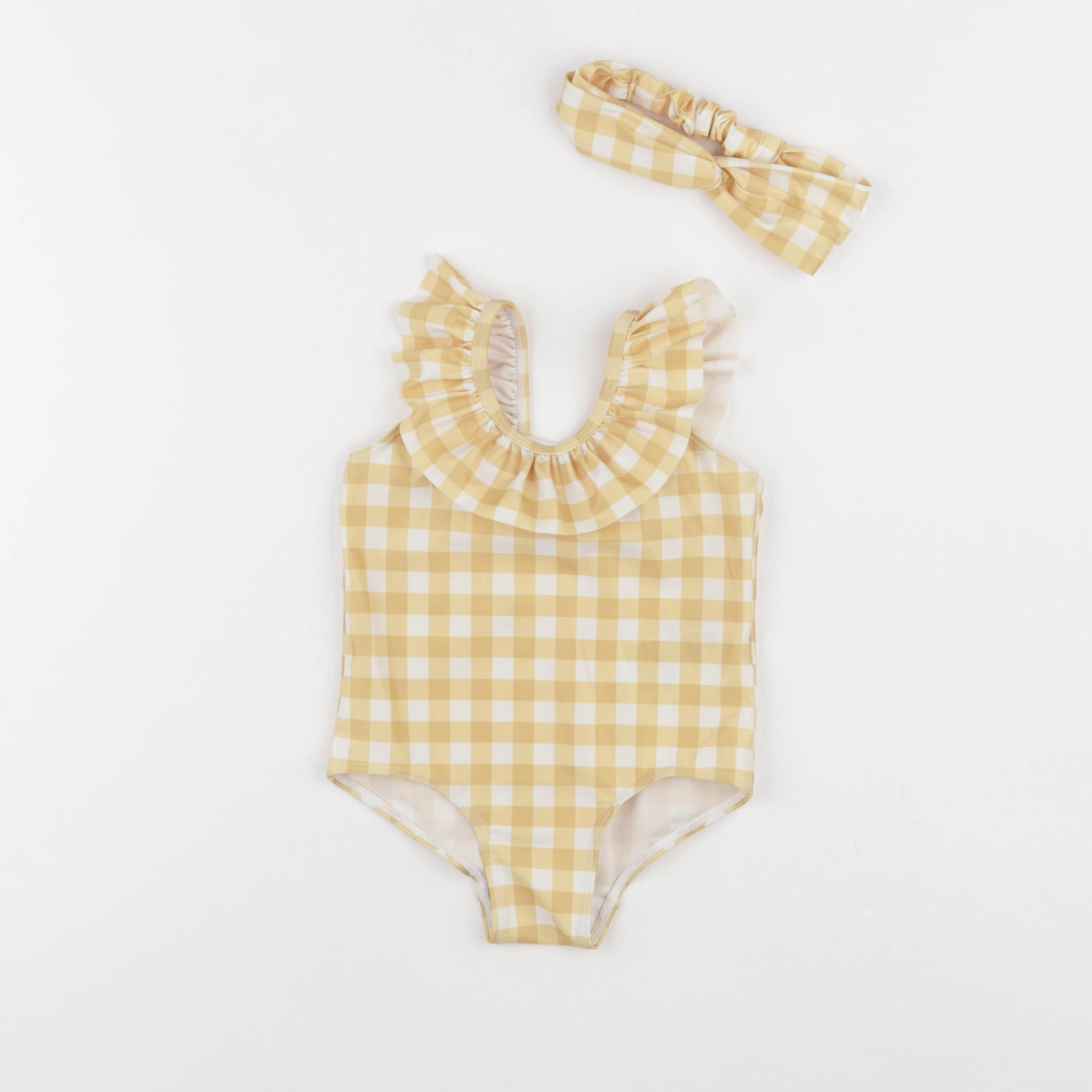 H&M - maillot de bain jaune - 9/12 mois