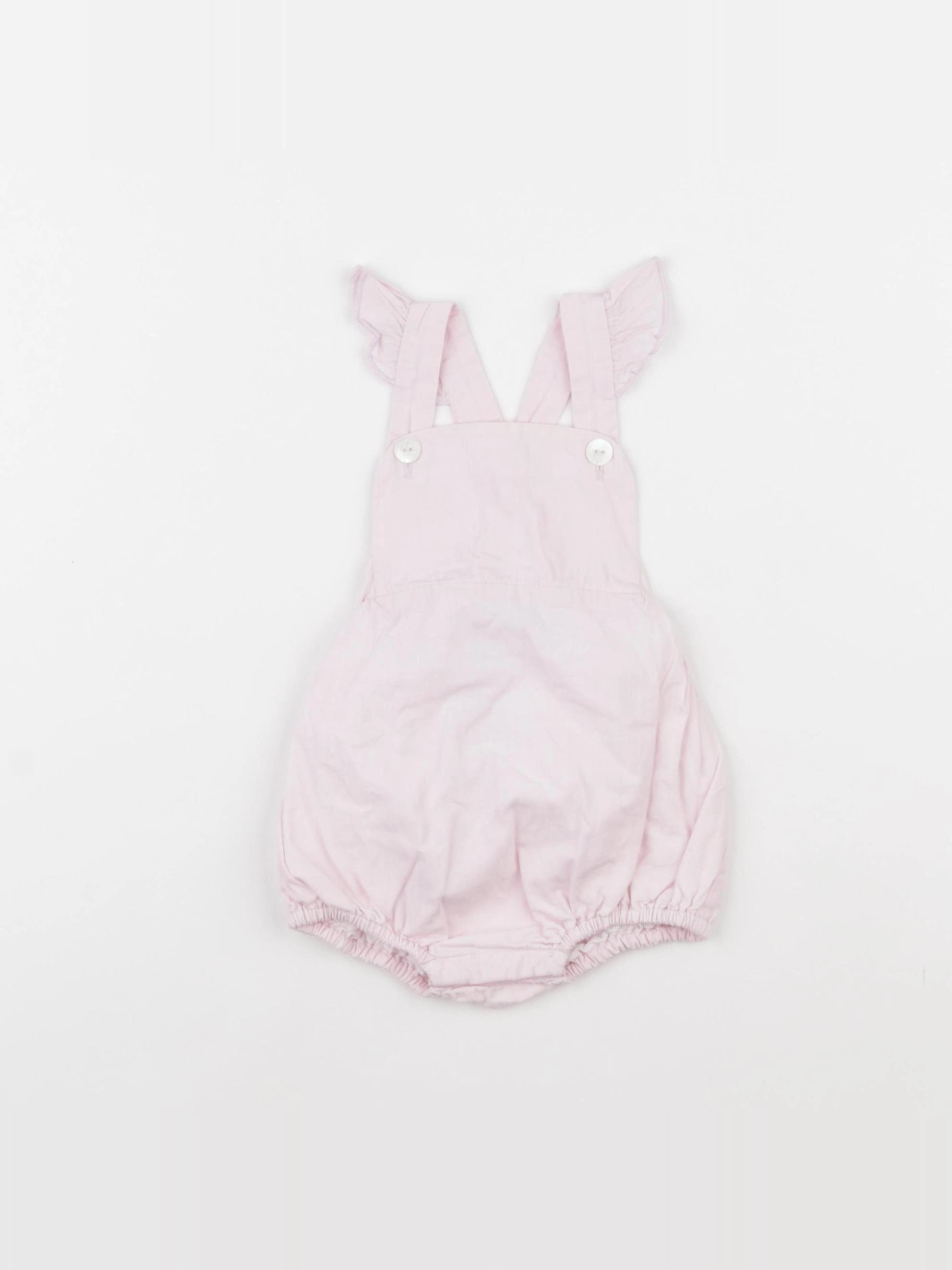 Jacadi - salopette rose - 6 mois