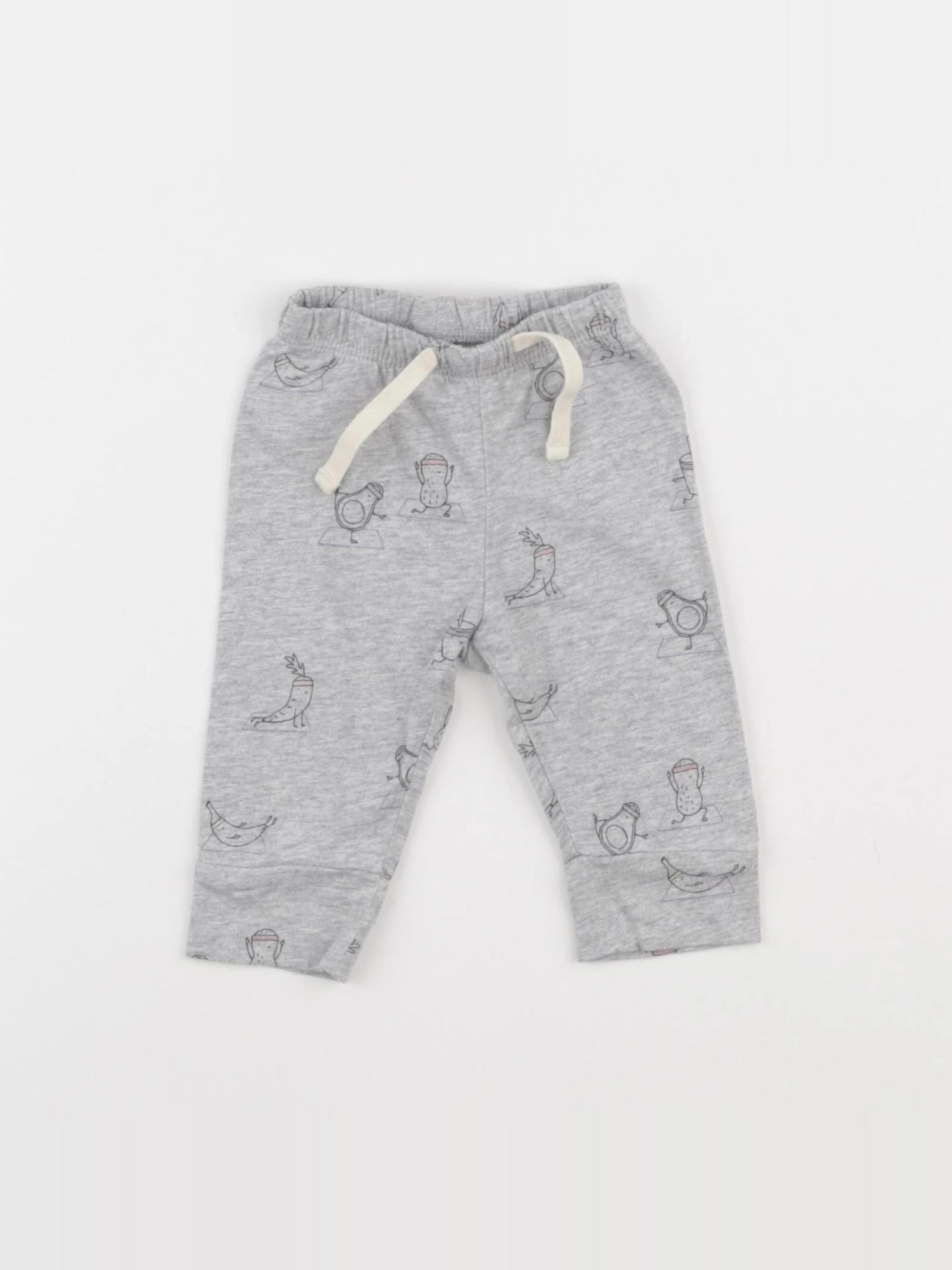 GAP - legging gris - 0/3 mois