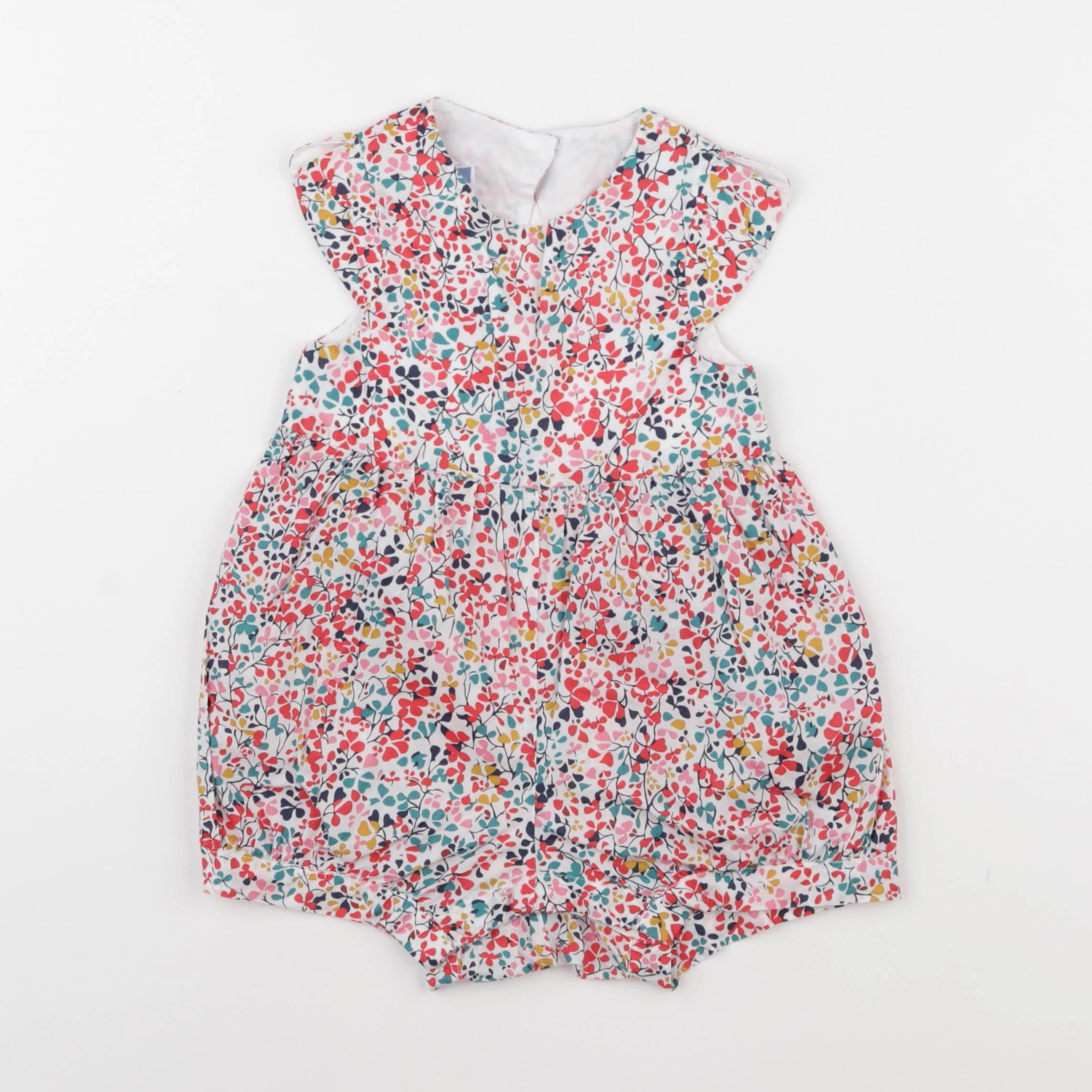 Jacadi - combinaison liberty multicolore - 24 mois