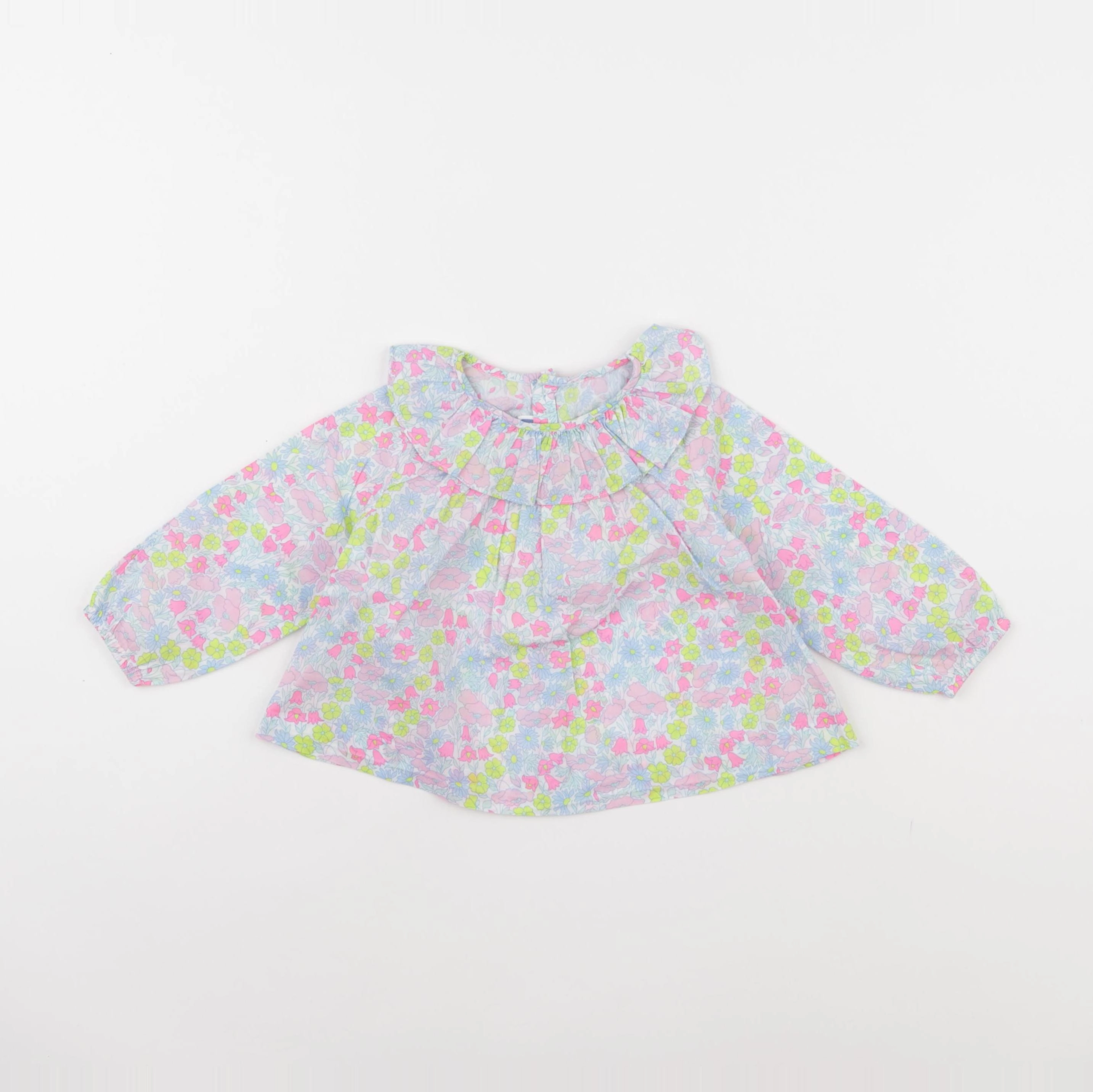 Jacadi - blouse liberty multicolore - 12 mois