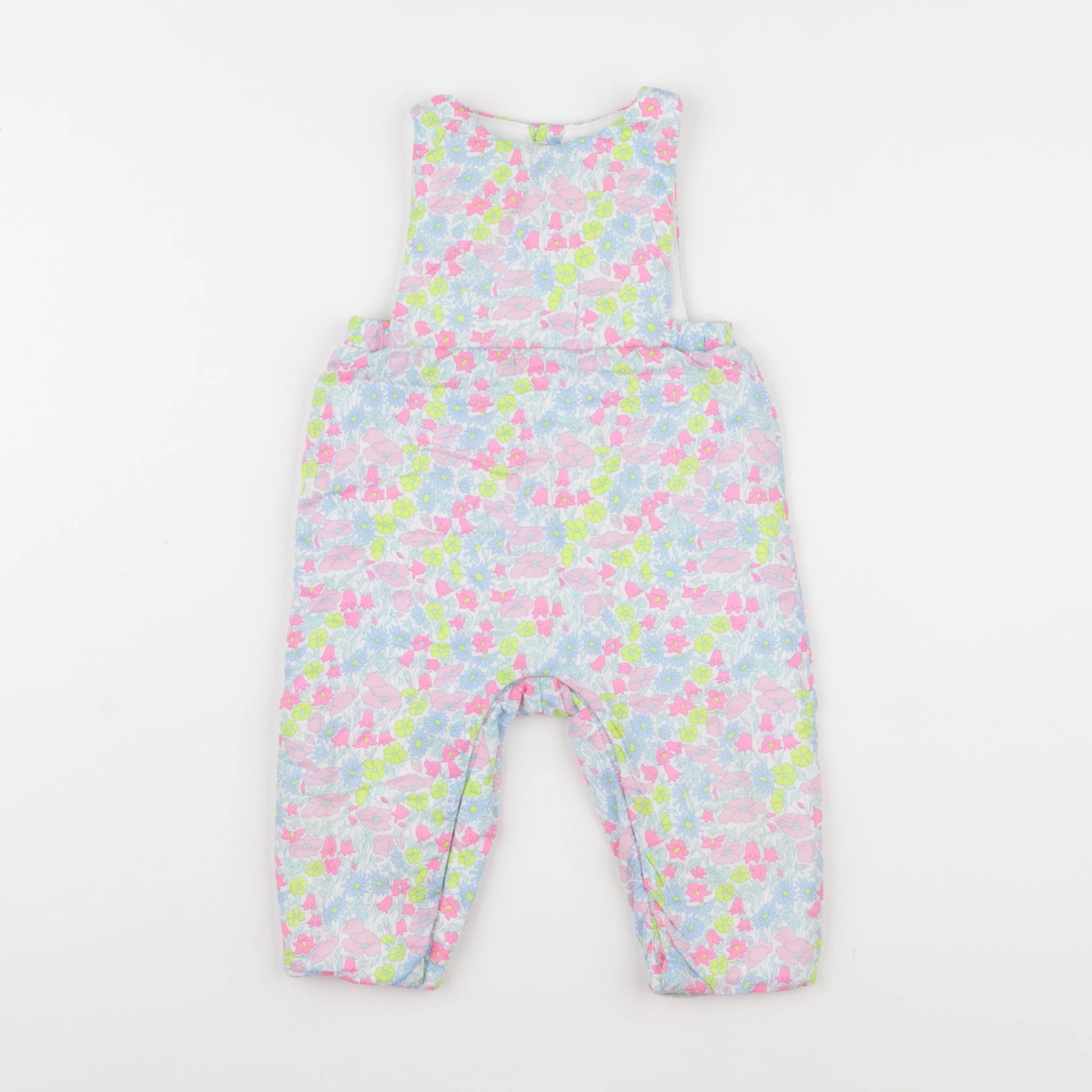 Jacadi - combinaison doublé, liberty multicolore - 12 mois