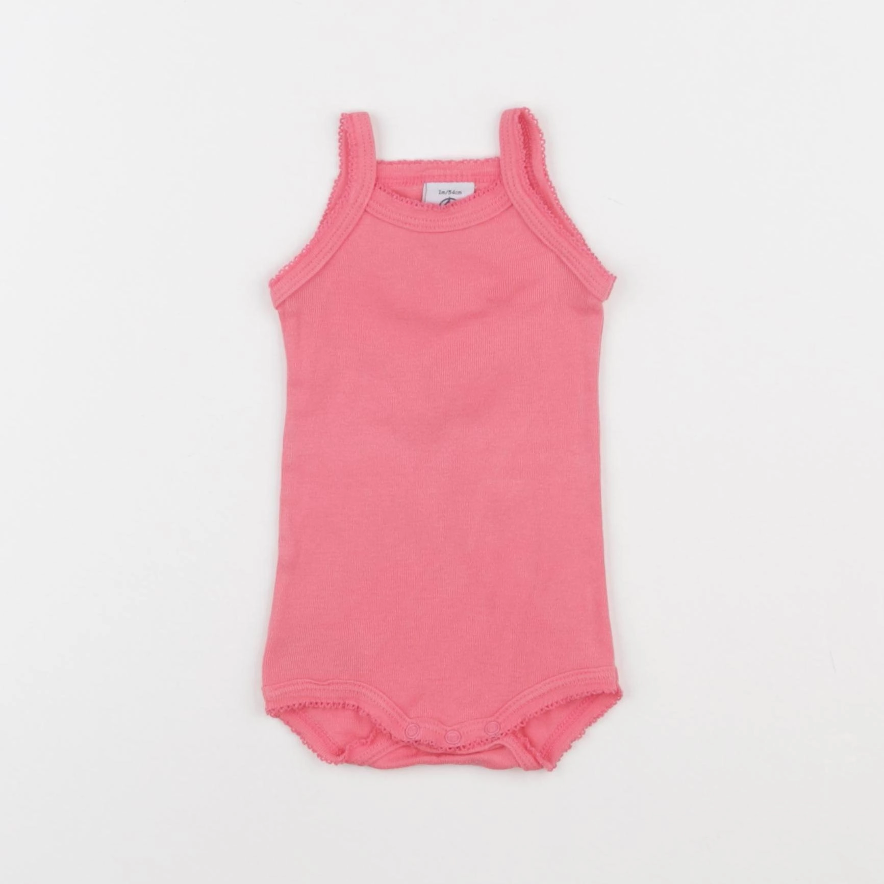 Petit Bateau - body rose - 1 mois