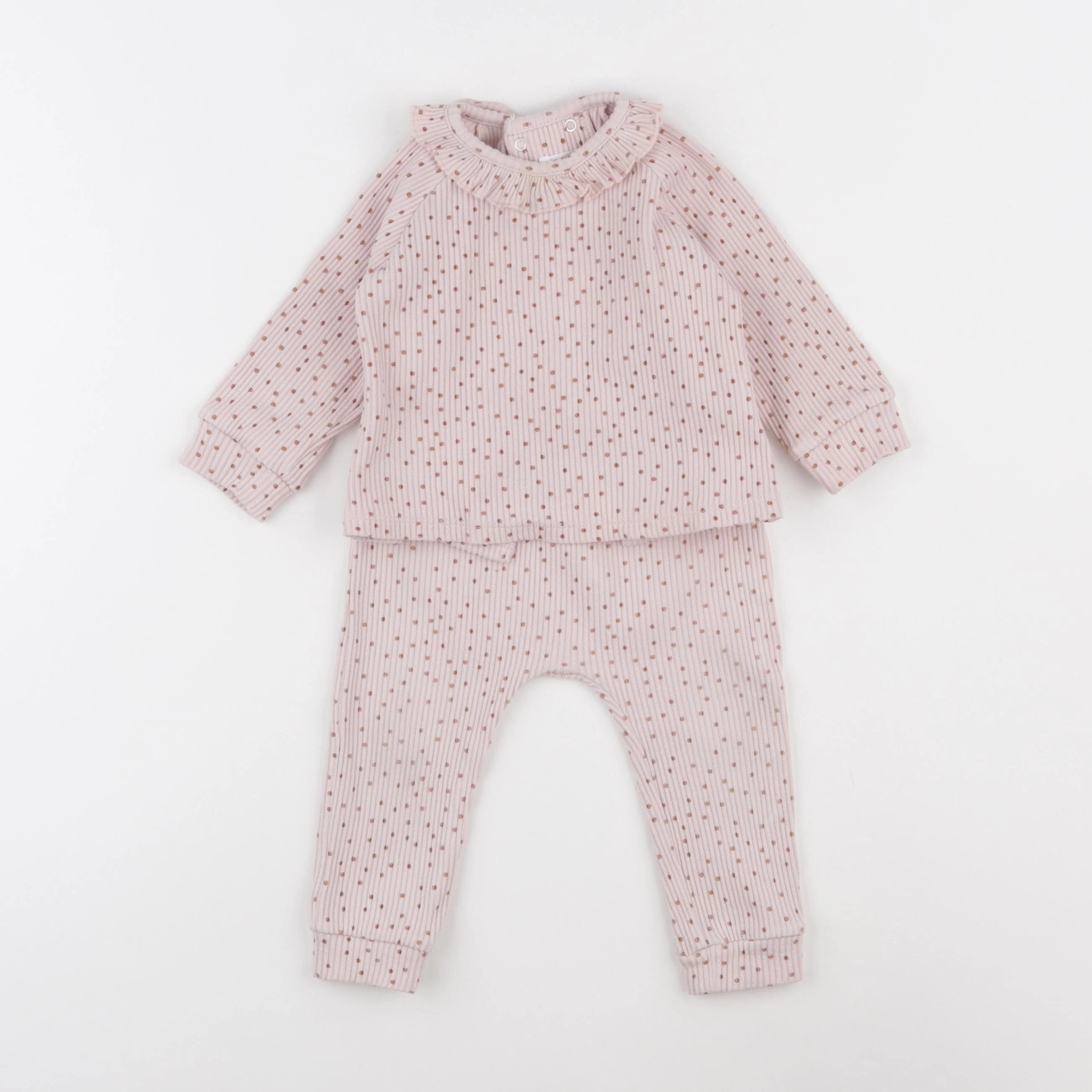 Boutchou - pyjama coton rose - 9 mois