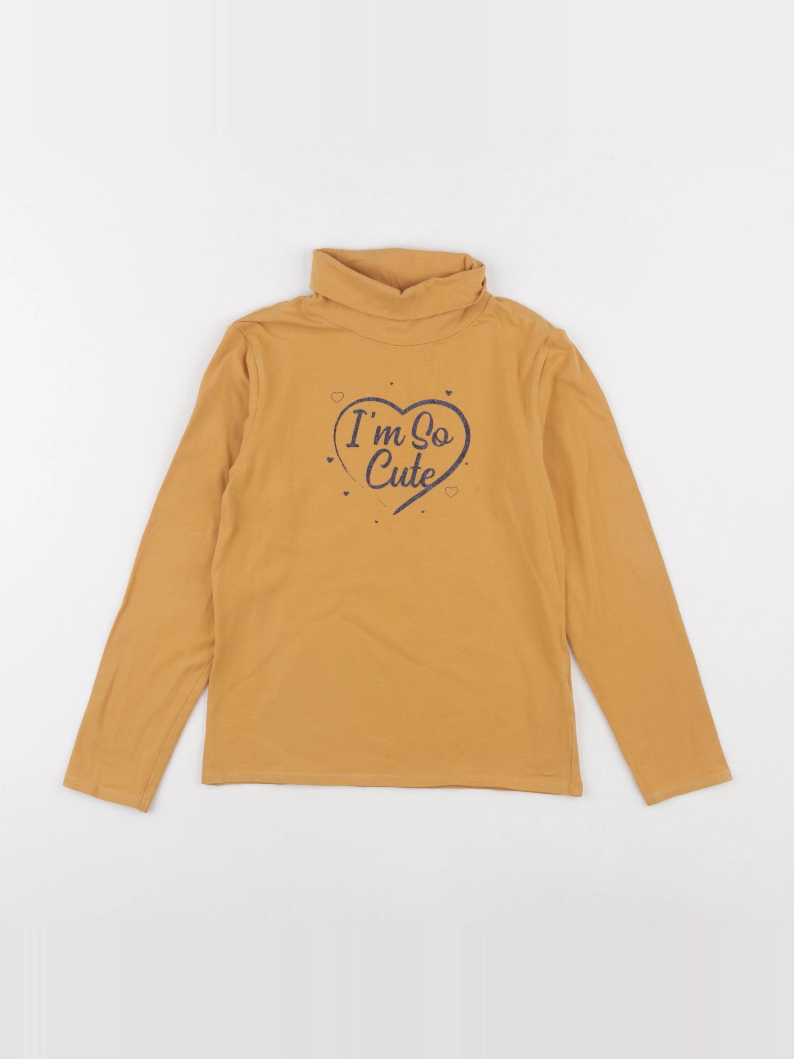 Vertbaudet - sous-pull jaune - 8 ans