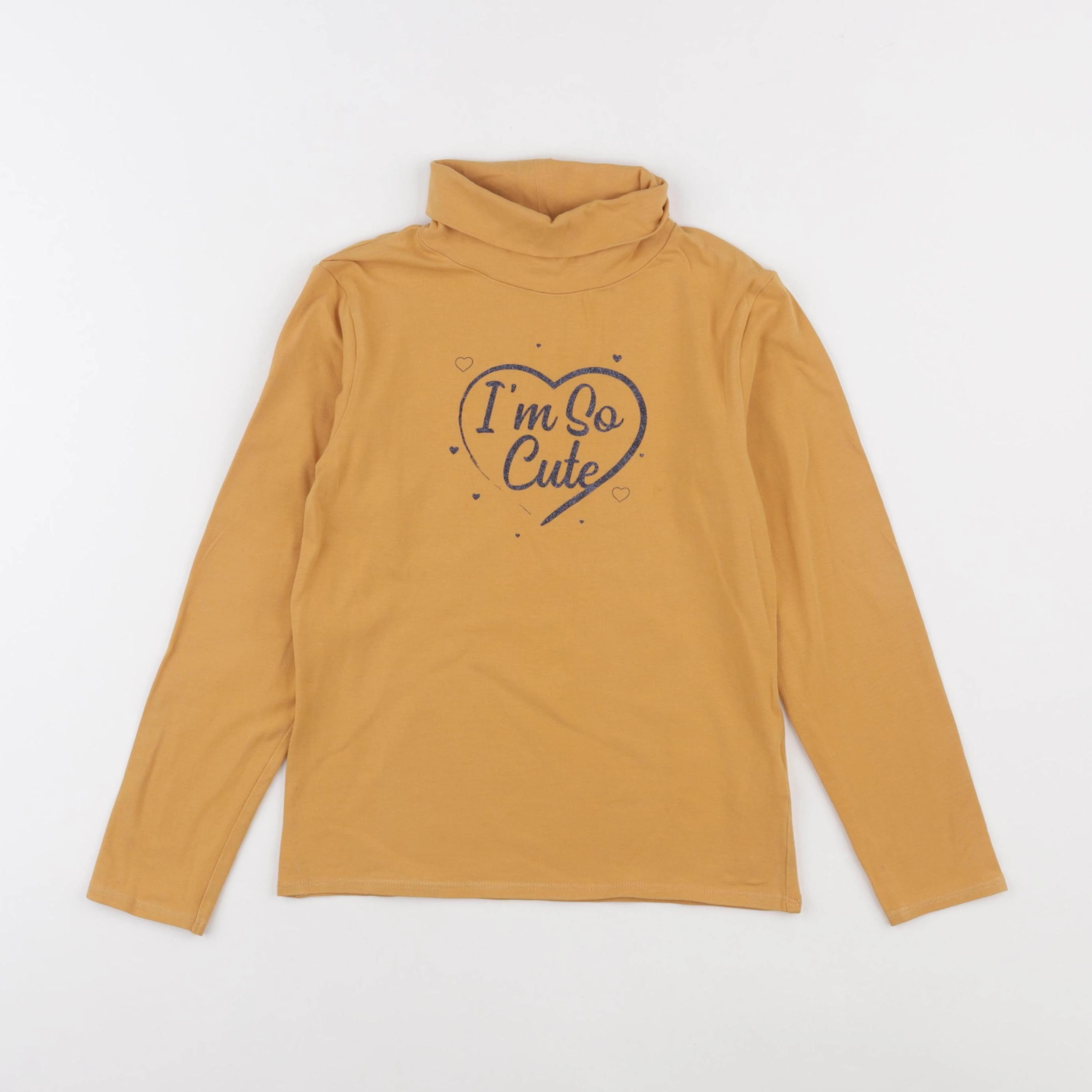 Vertbaudet - sous-pull jaune - 8 ans
