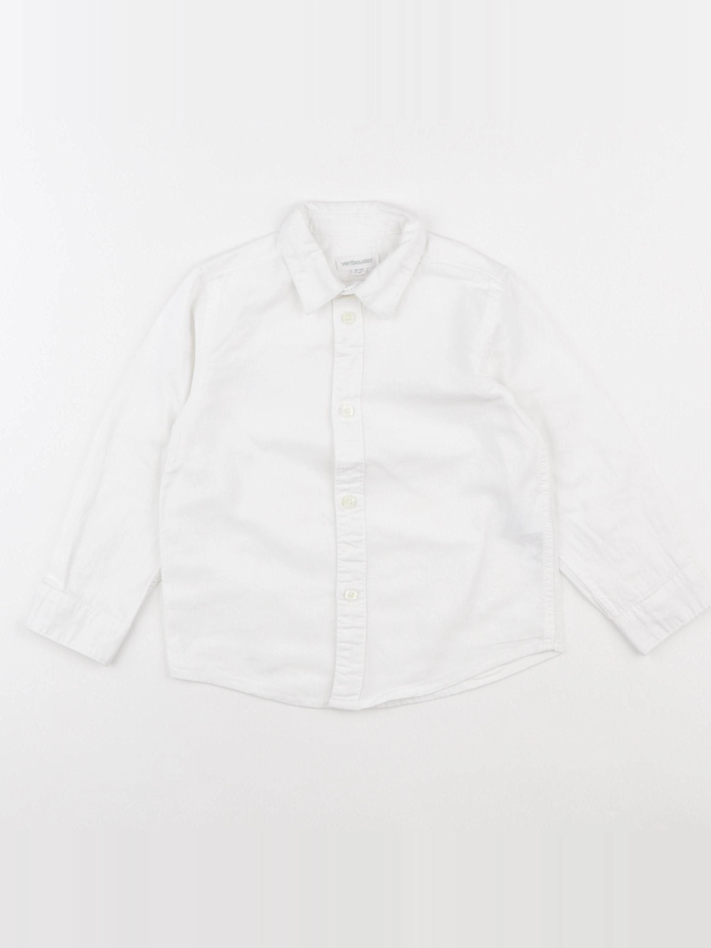 Vertbaudet - chemise blanc - 3 ans