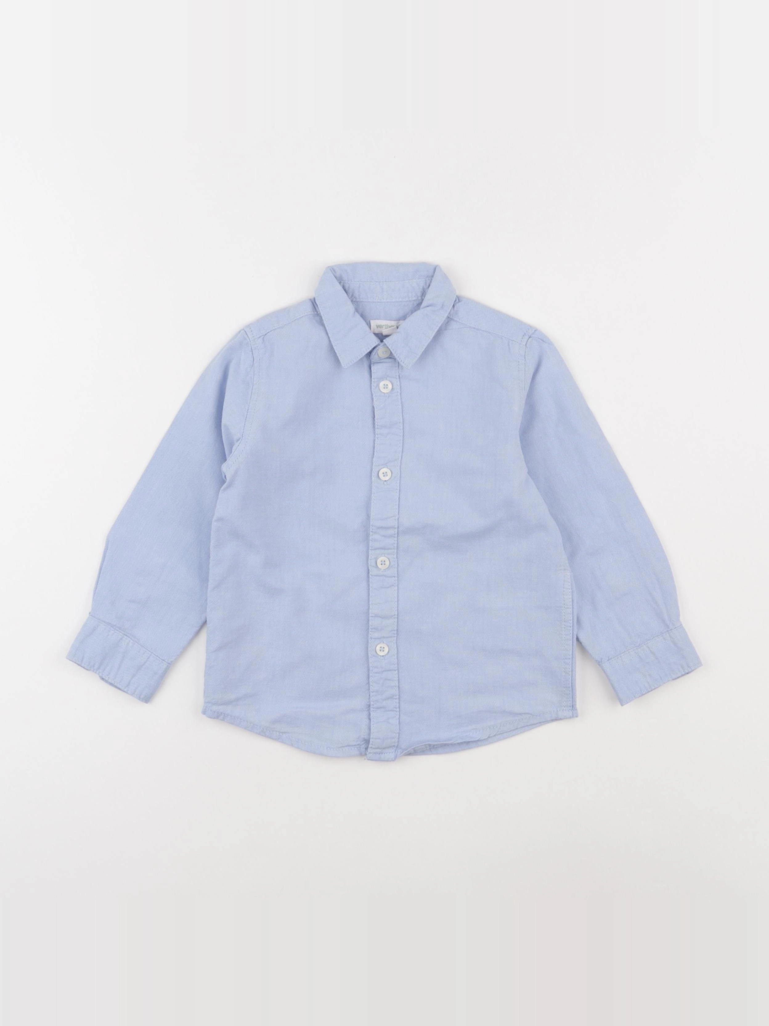 Vertbaudet - chemise bleu - 3 ans