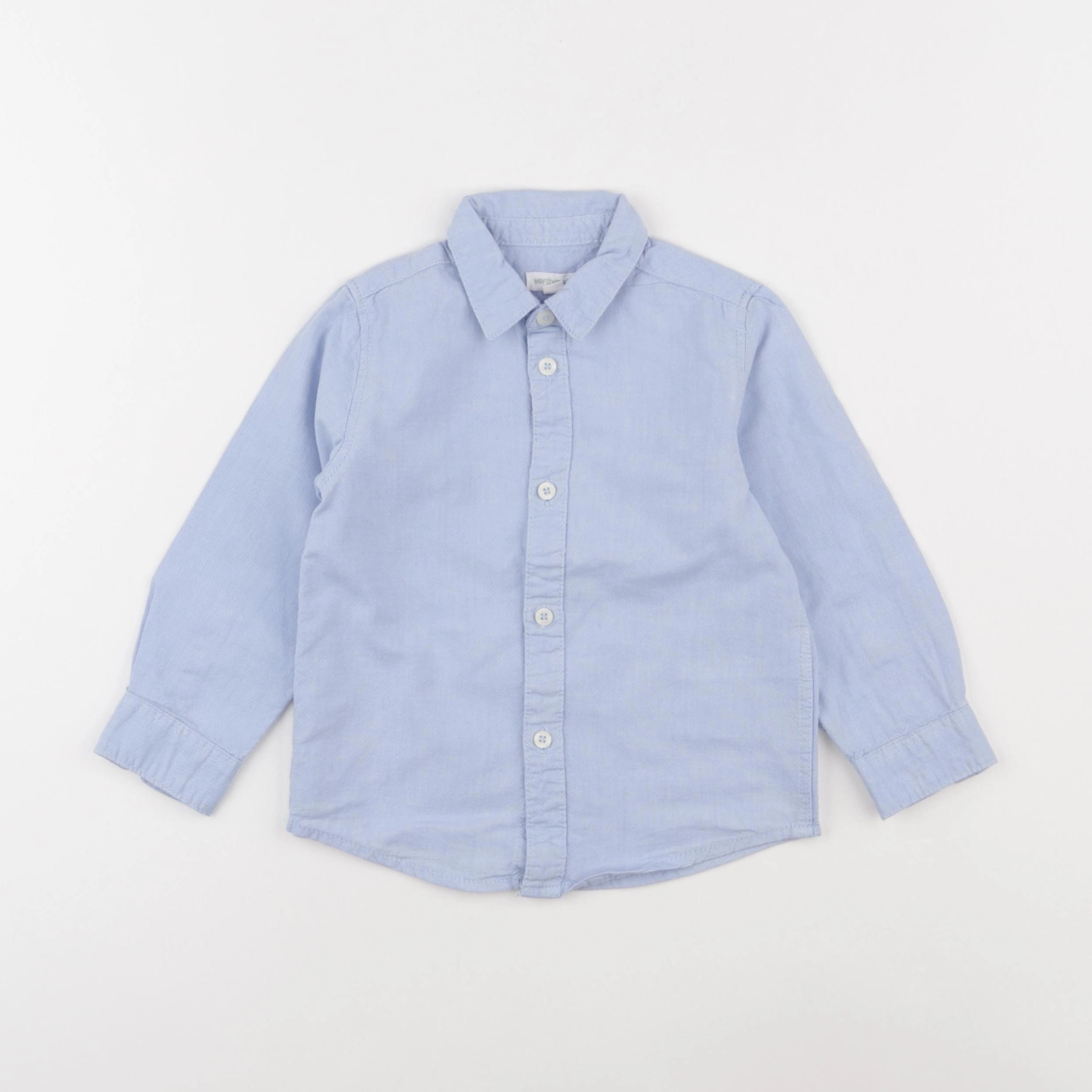Vertbaudet - chemise bleu - 3 ans