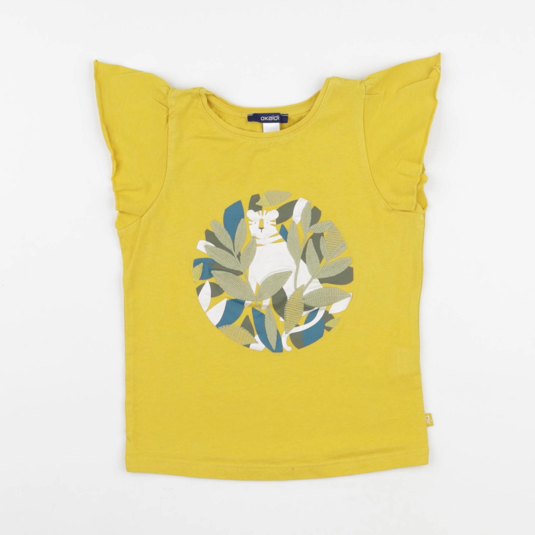 Okaidi - tee-shirt jaune - 4 ans