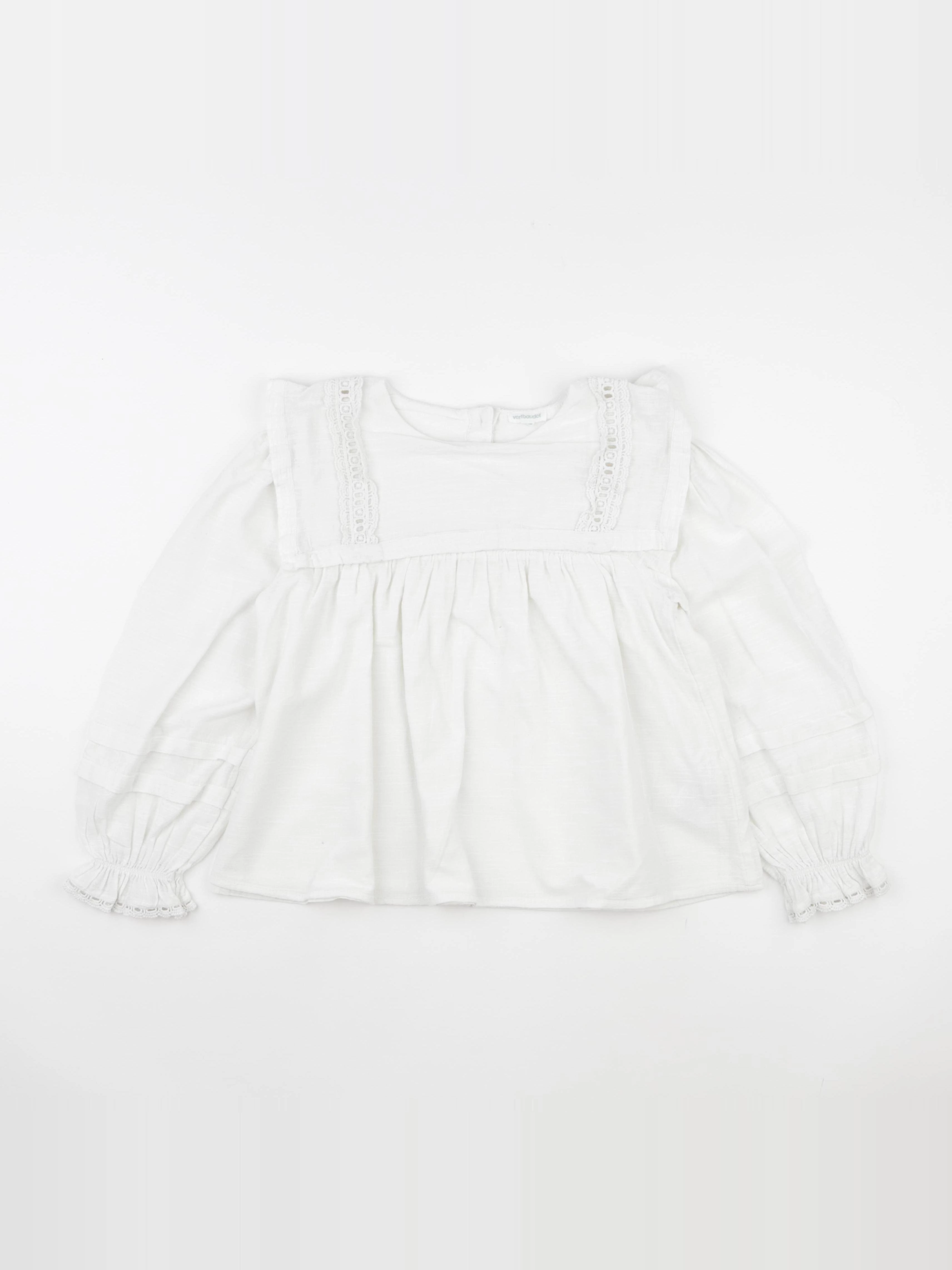 Vertbaudet - blouse blanc - 10 ans