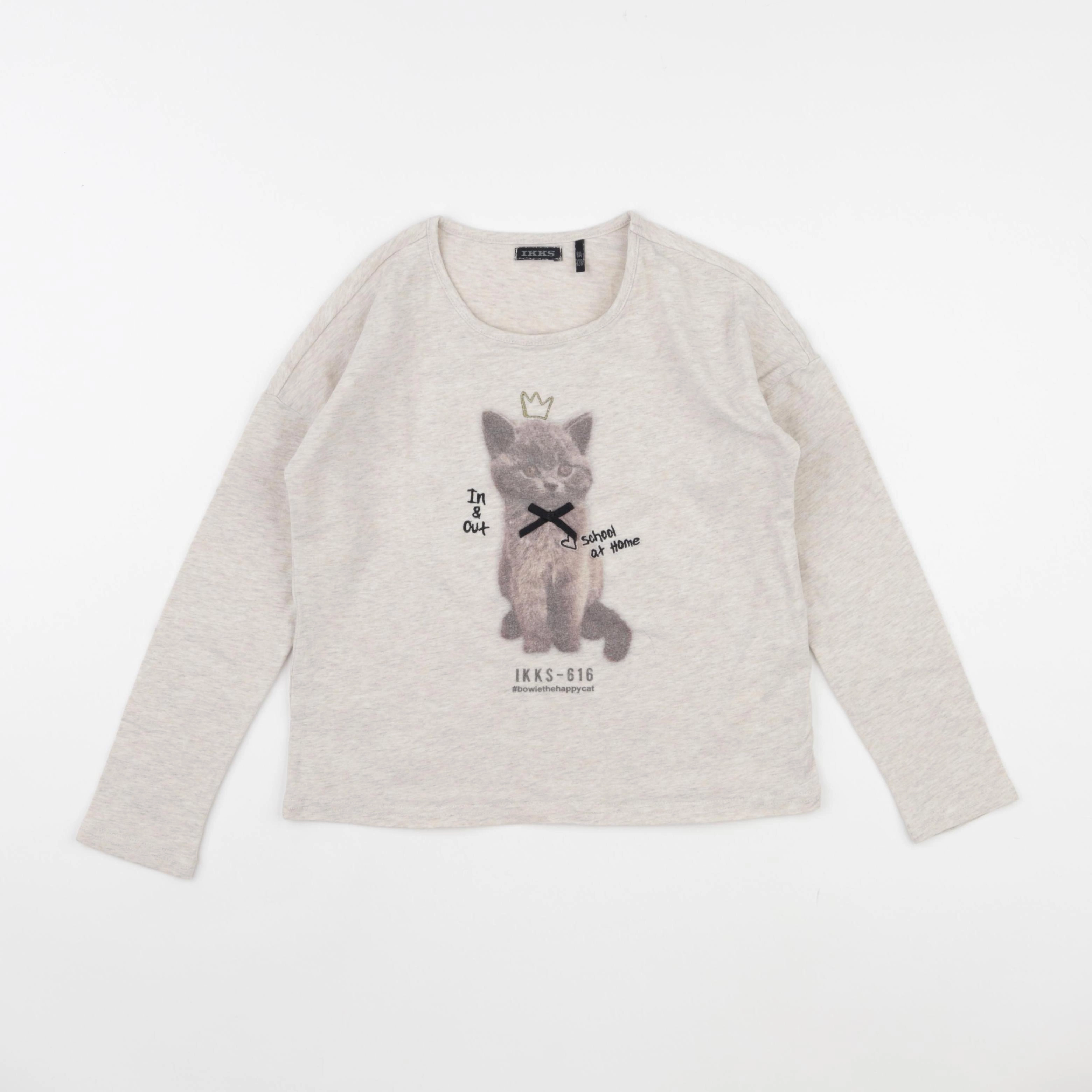 IKKS - tee-shirt or, marron - 8 ans