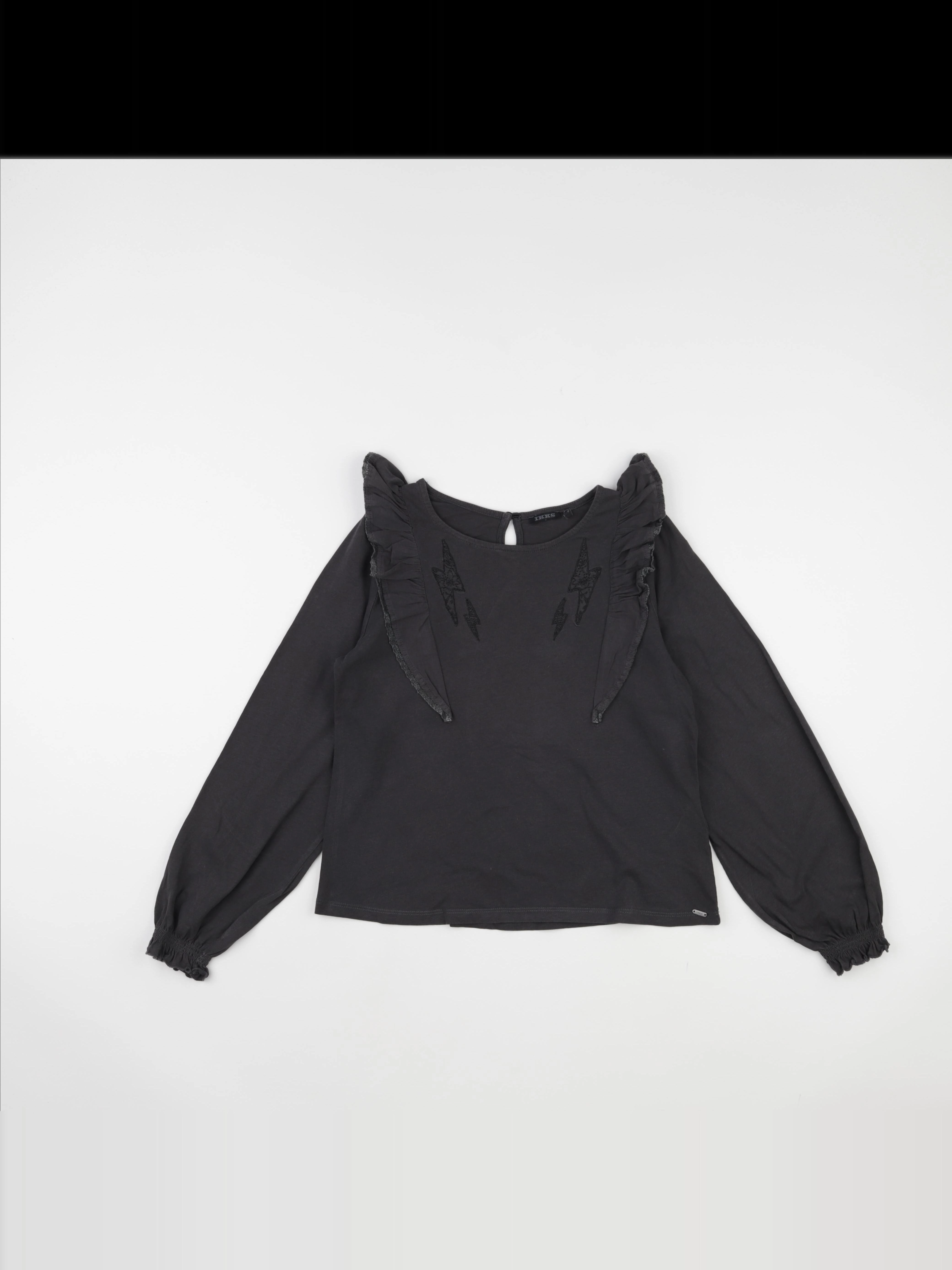 IKKS - tee-shirt gris - 10 ans