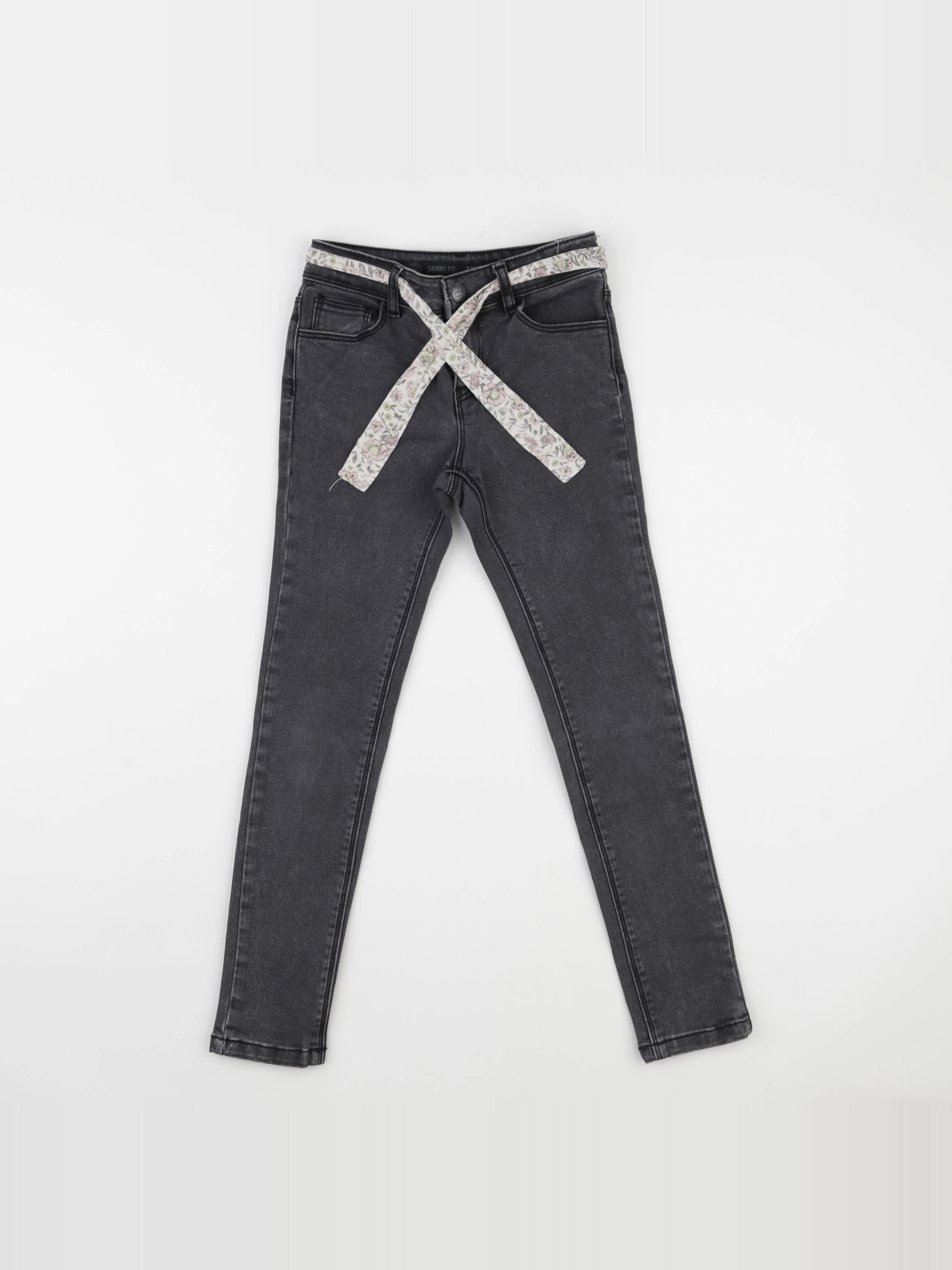 IKKS - jean gris - 8 ans