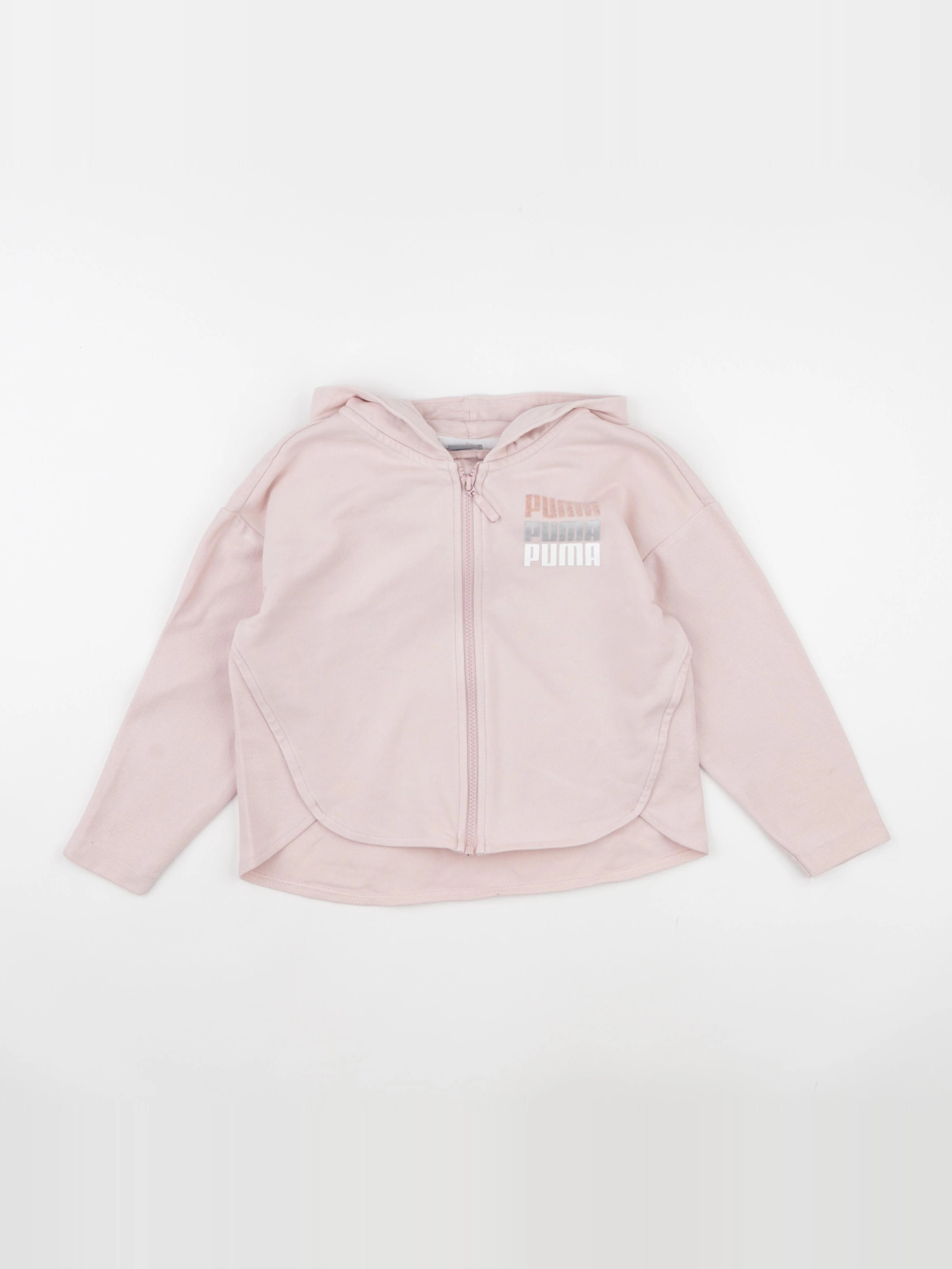 Puma - sweat rose - 7/8 ans