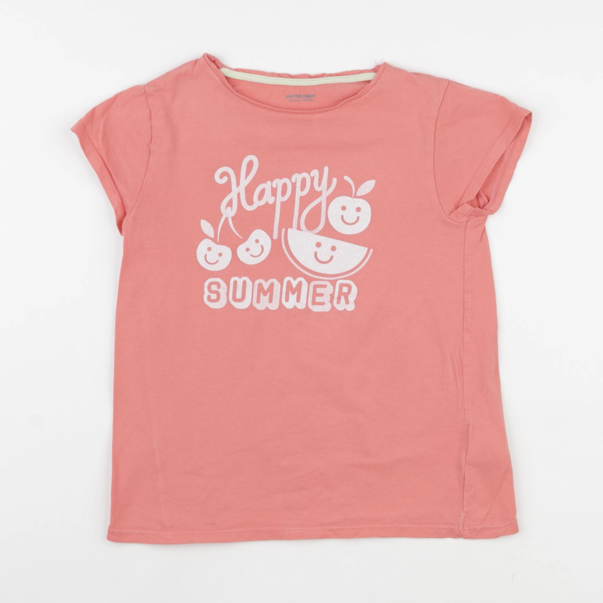 Vertbaudet - tee-shirt rose - 10 ans