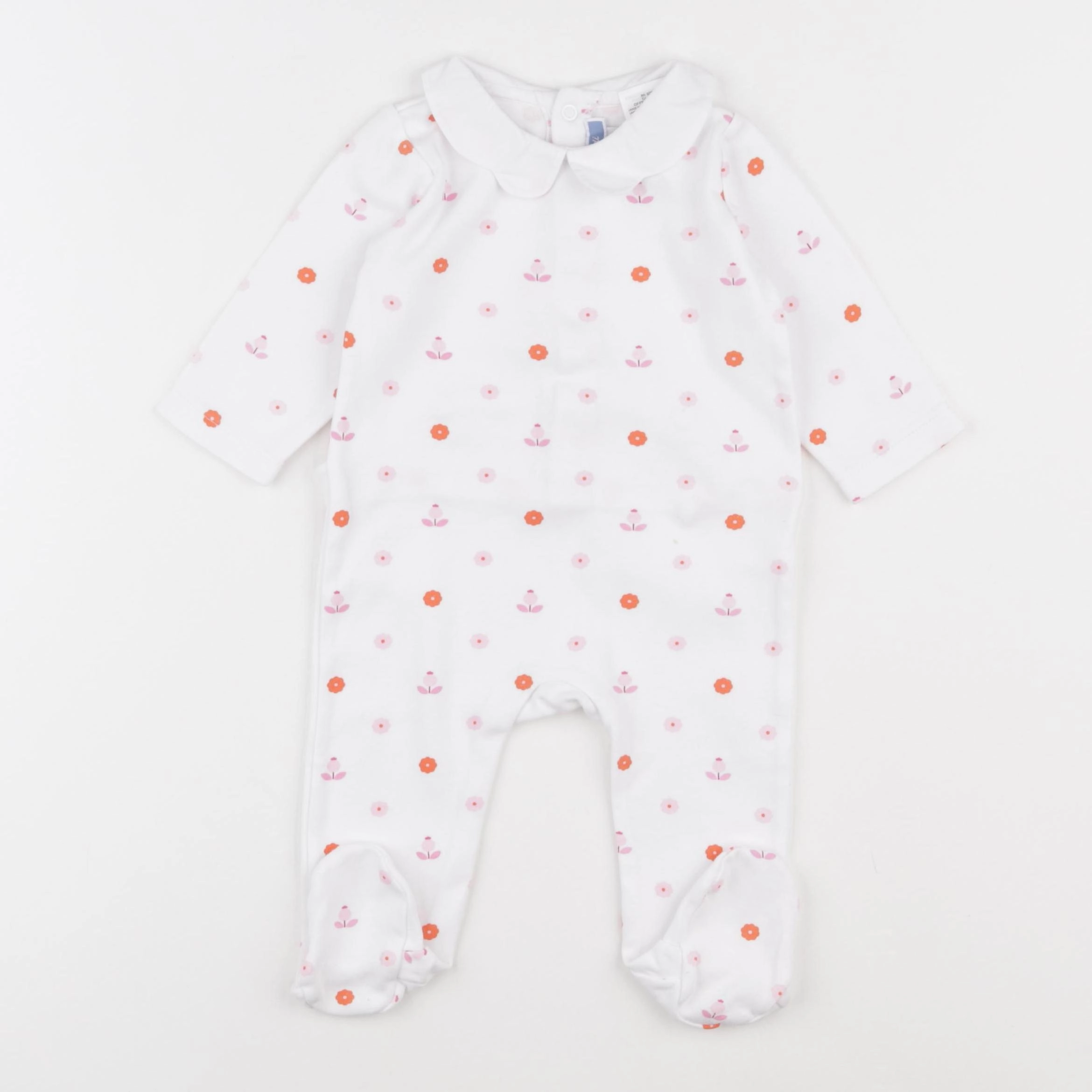 Jacadi - pyjama coton rose - 6 mois