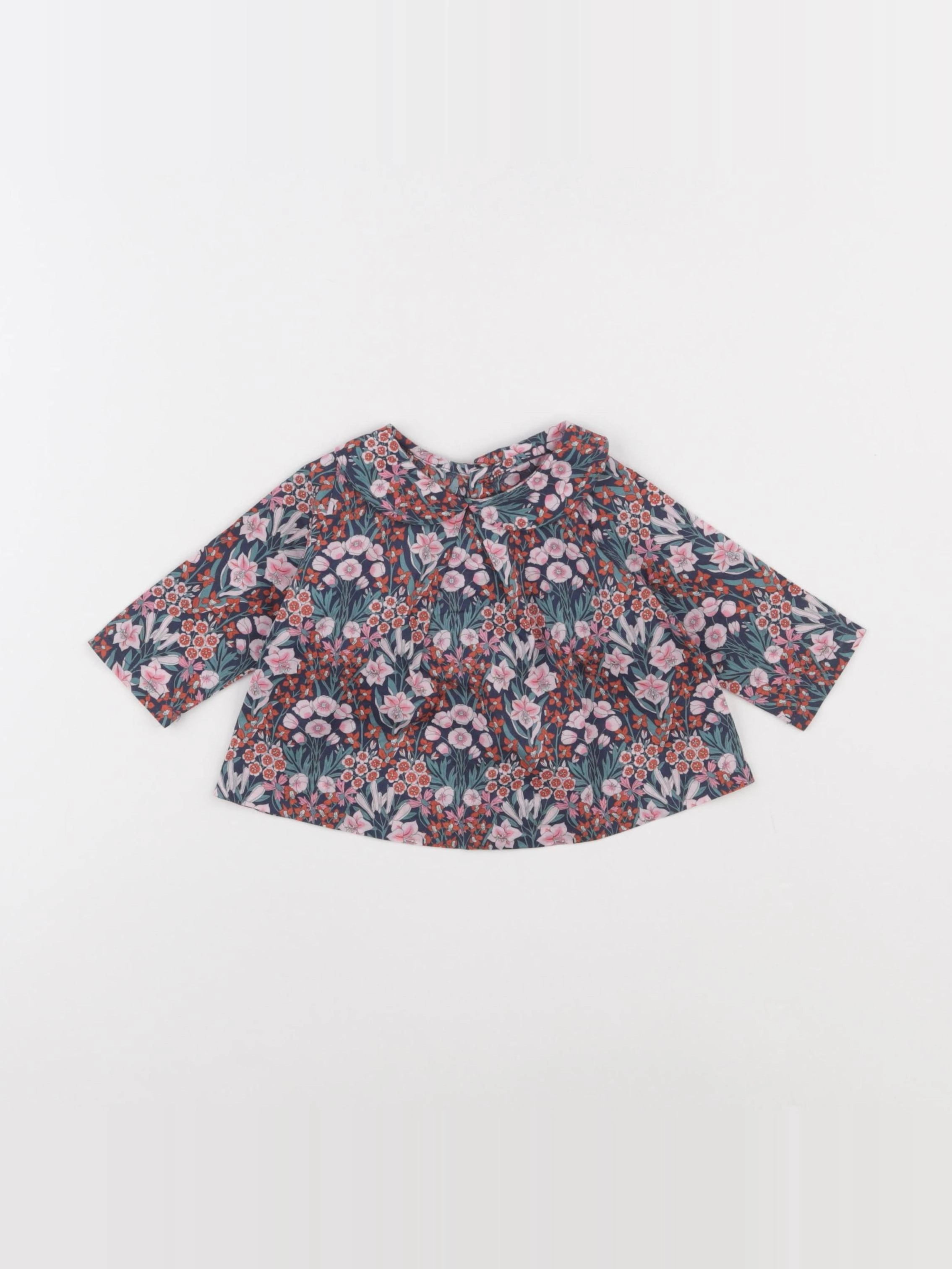 Jacadi - blouse liberty multicolore - 3 mois