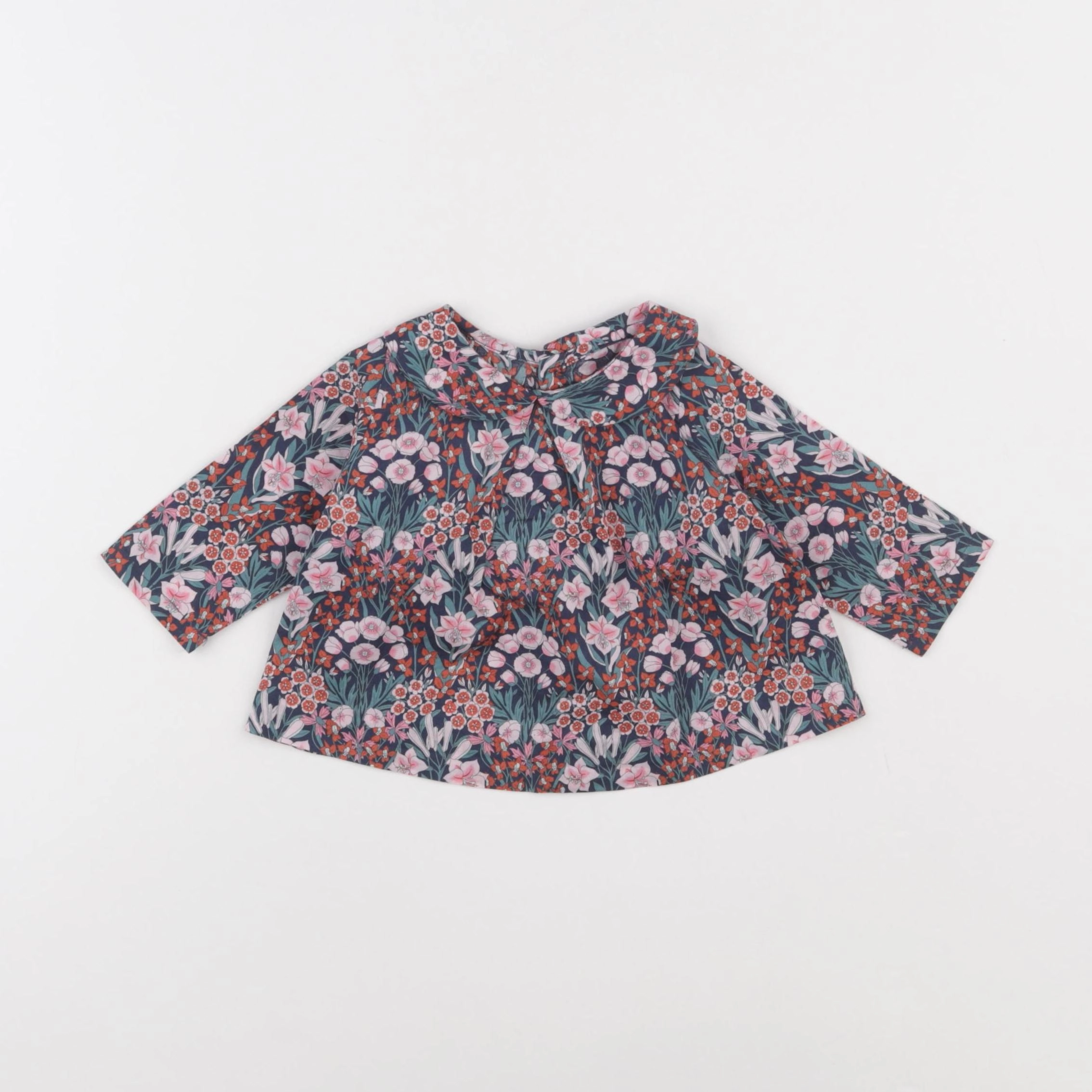 Jacadi - blouse liberty multicolore - 3 mois