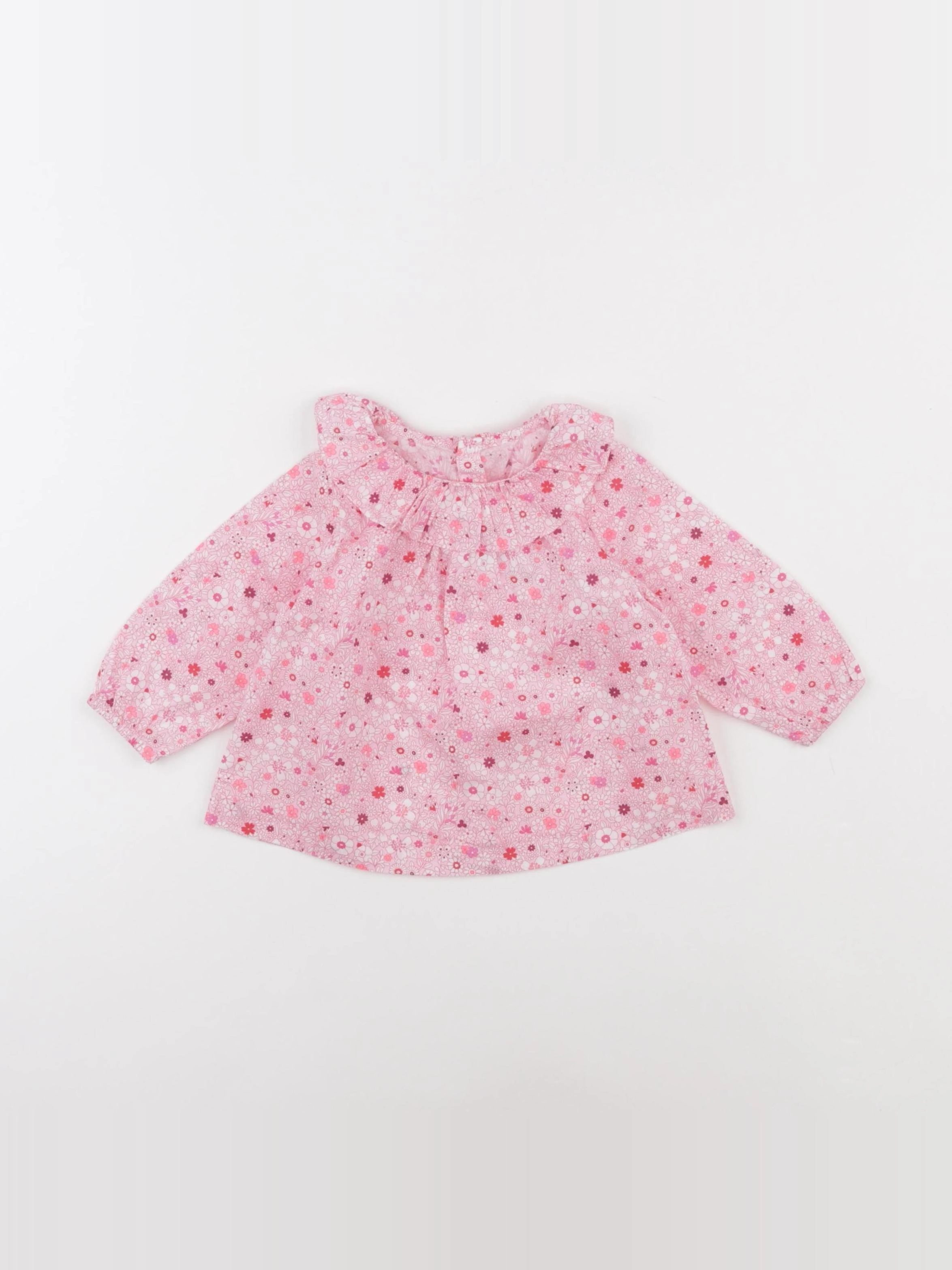 Jacadi - blouse liberty rose - 6 mois