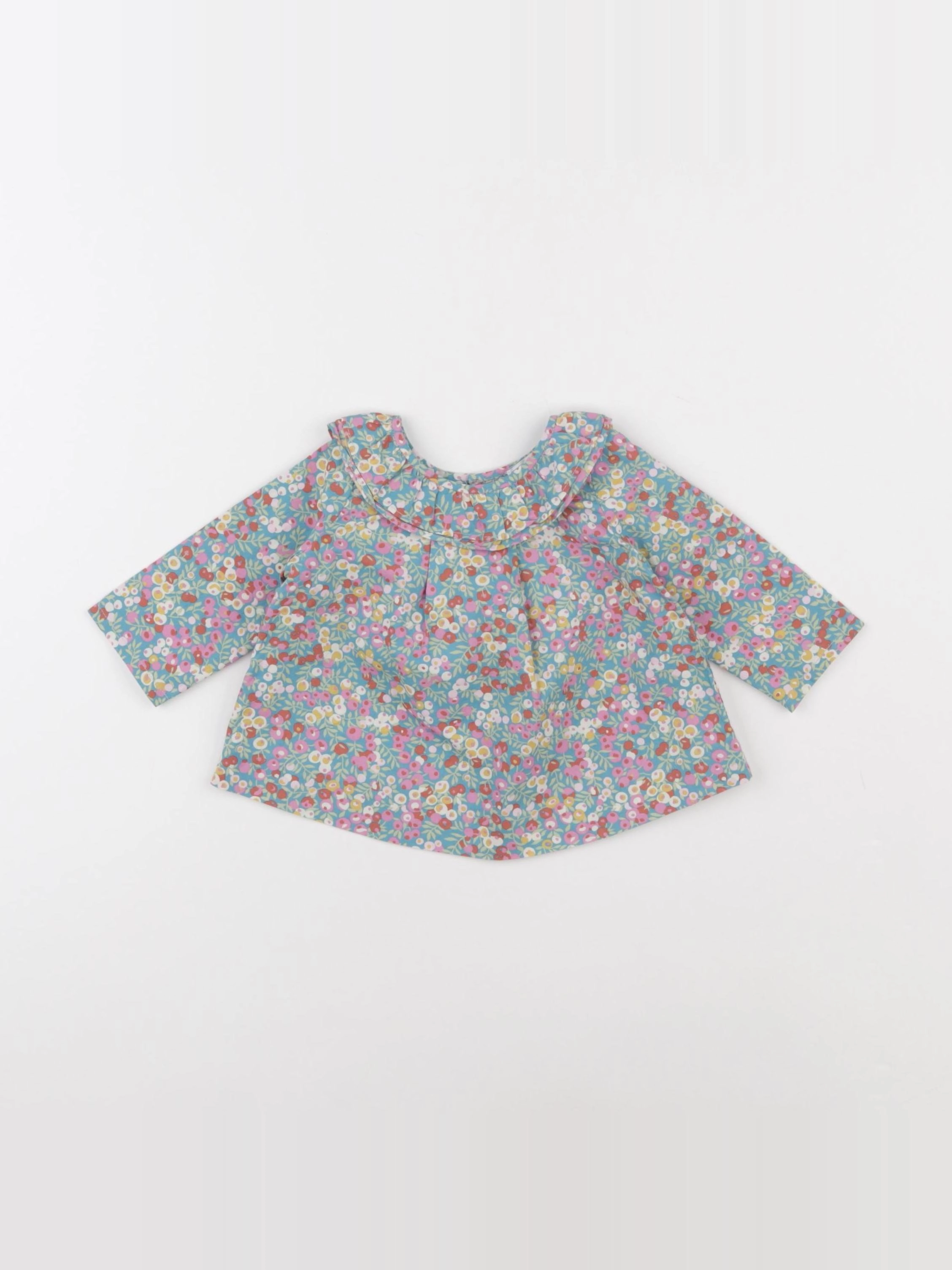 Jacadi - blouse liberty multicolore - 3 mois